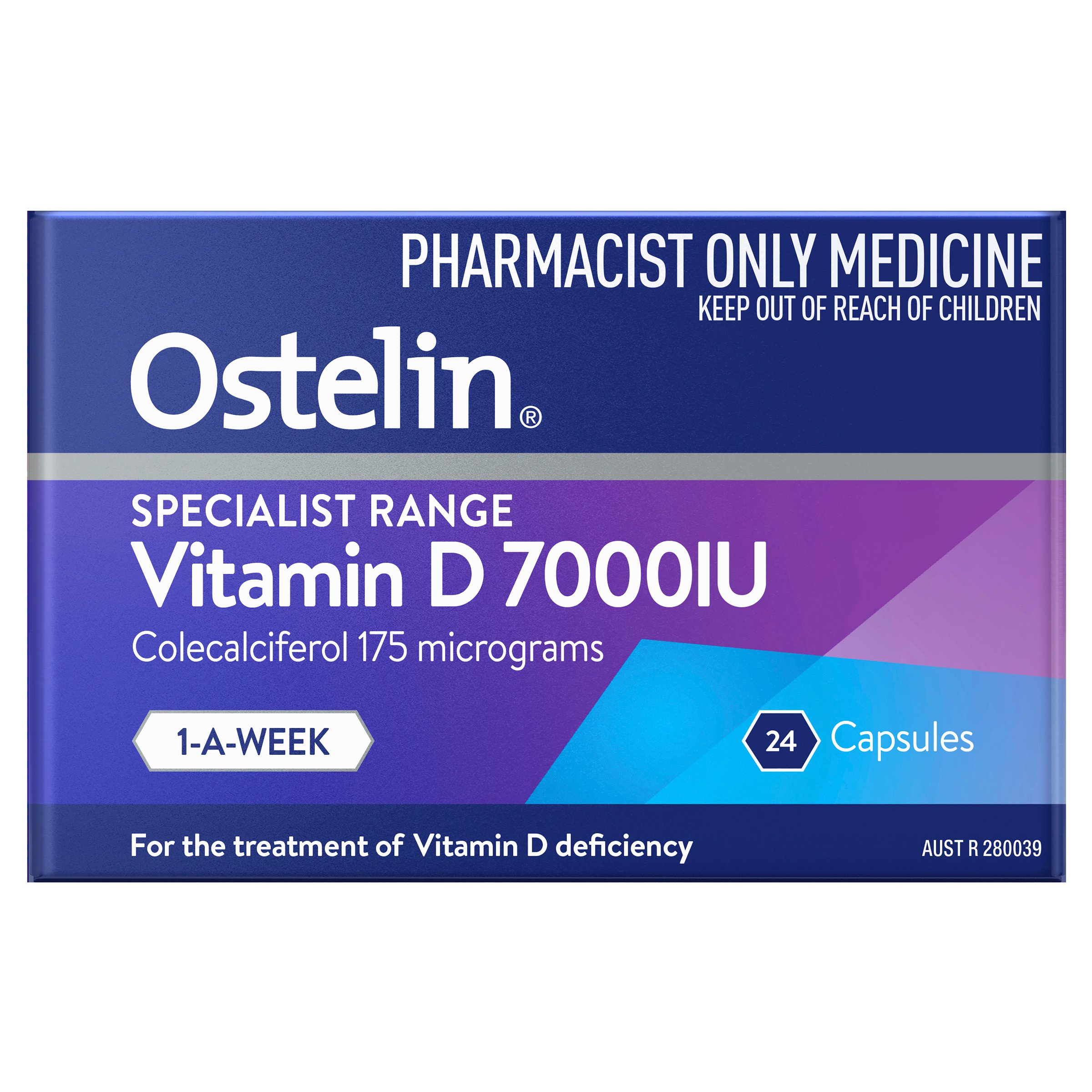 Ostelin Specialist Range Vitamin D 7000IU - 24 capsules - Image 1