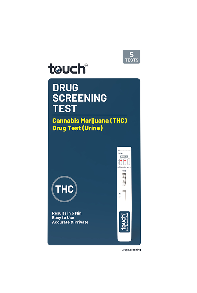 TouchBio Cannabis Marijuana Drug Screening Test - Urine 5 pack - Image 1