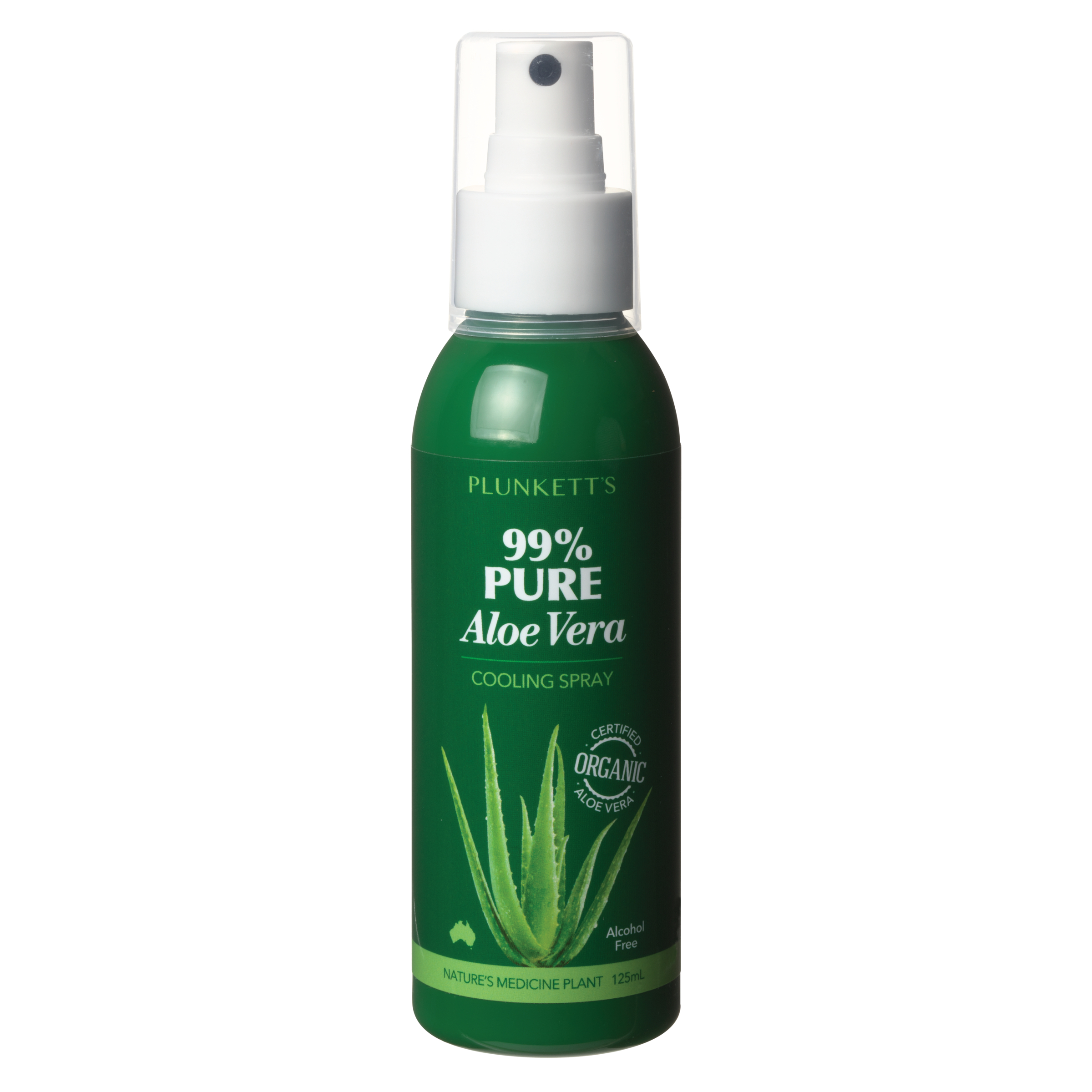Plunkett's 99% Pure Aloe Vera Cooling Spray 125ml - Image 1