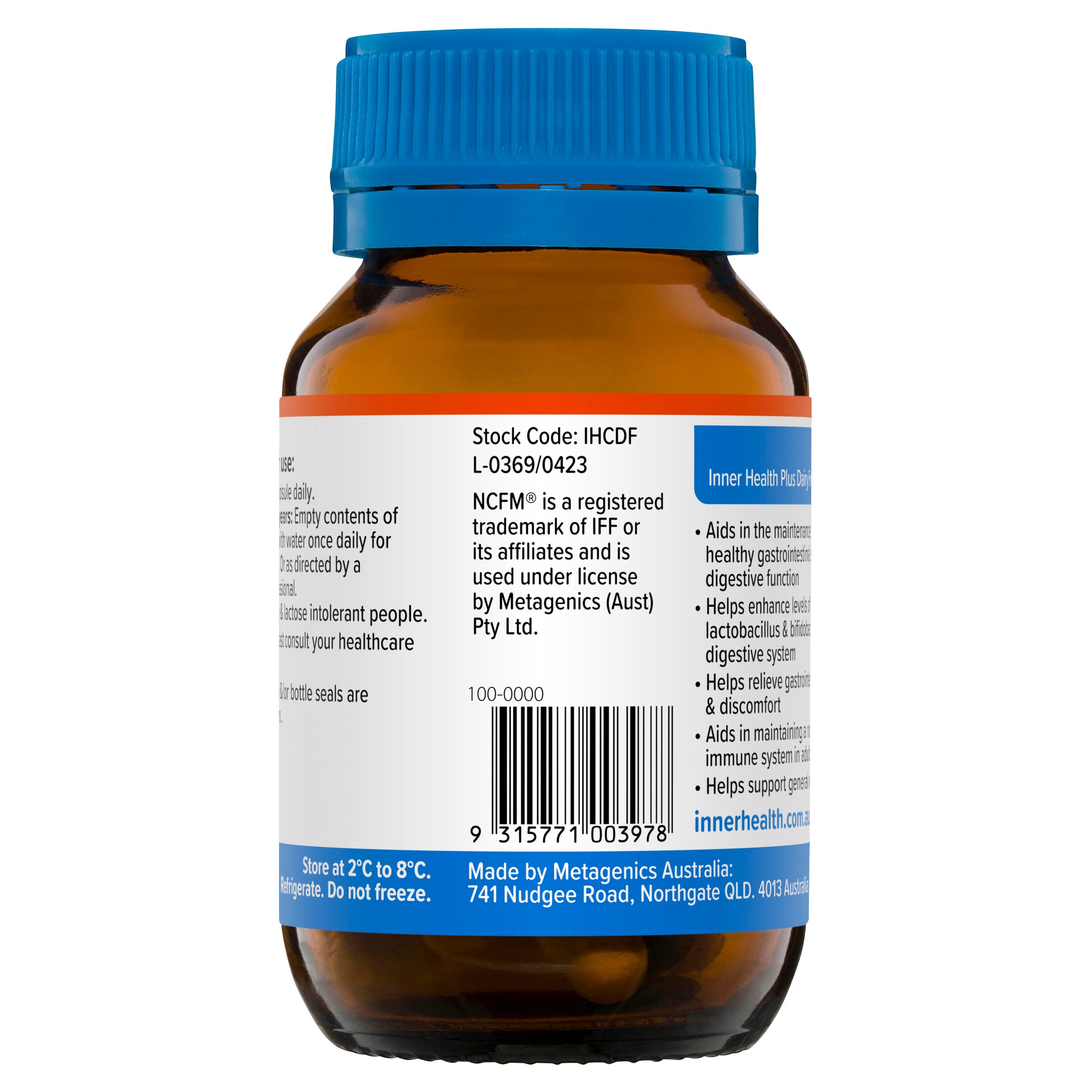 Inner Health Plus Dairy Free 30 capsules - Image 3