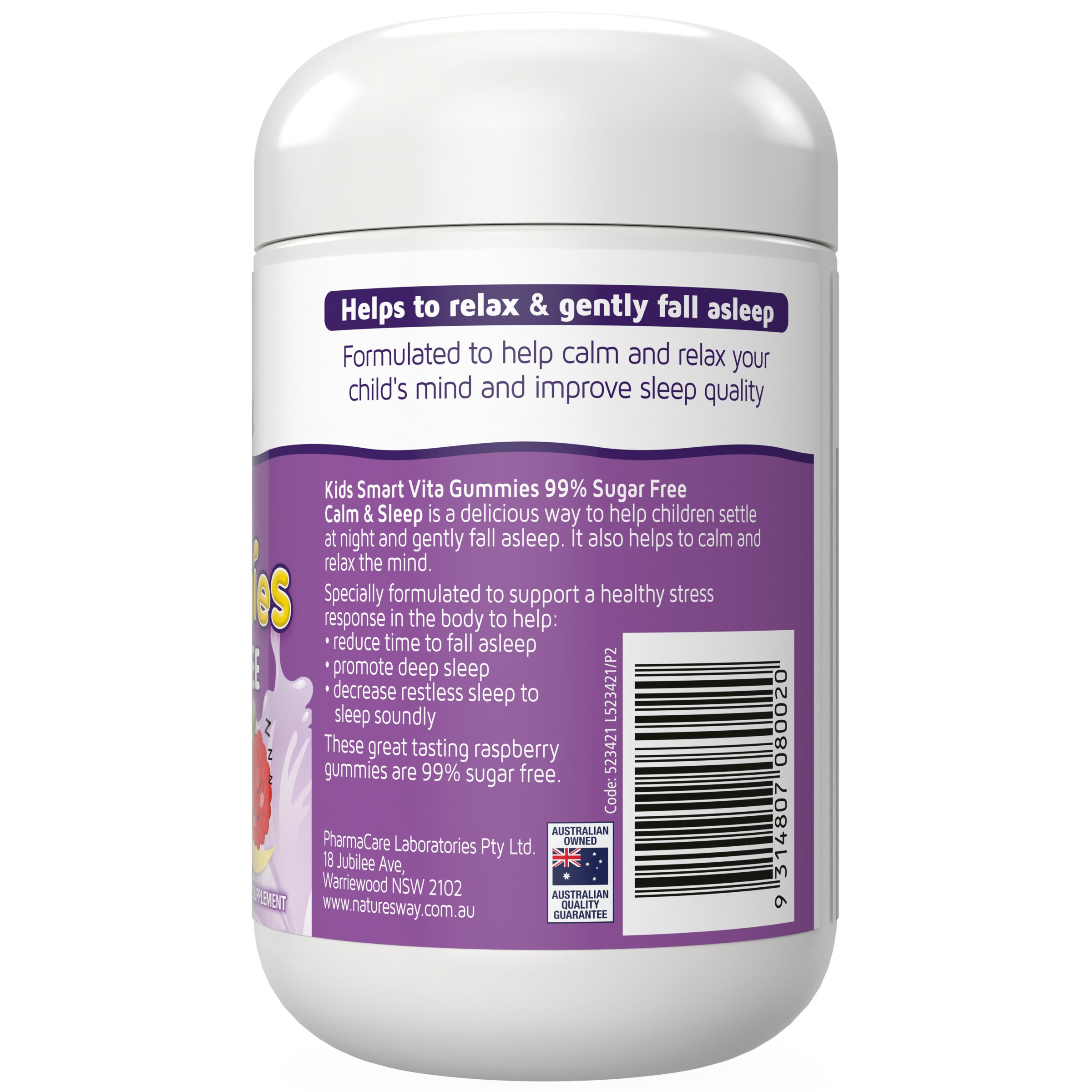 Nature's Way Kids Smart Vita Gummies Calm + Sleep 50 pastilles - Image 2