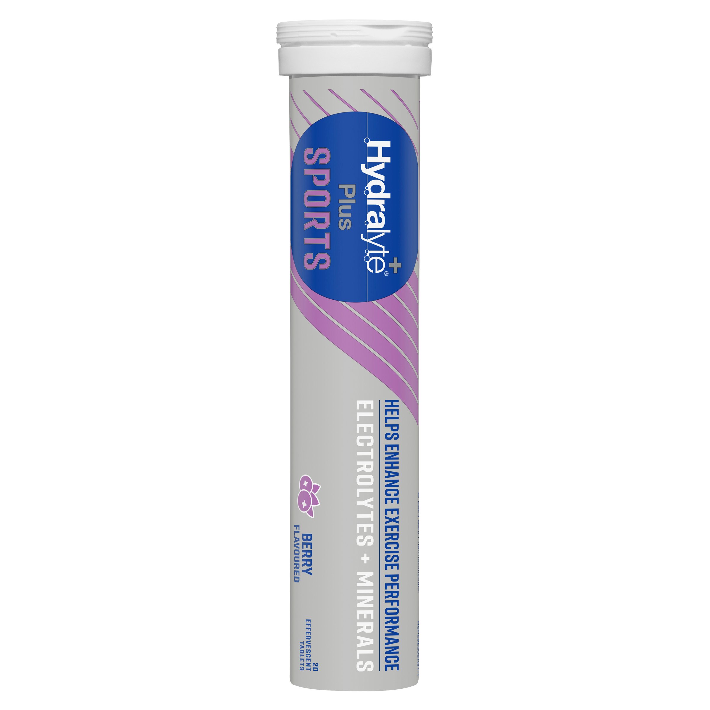 Hydralyte Plus Sports Effervescent Berry 20 tablets - Image 11
