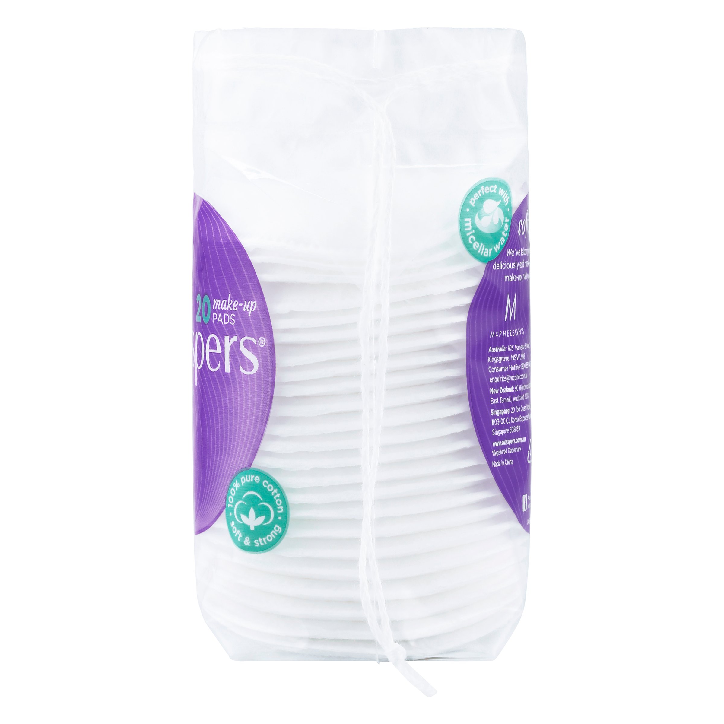 Swisspers Make-Up Pads 20 pack - Image 3
