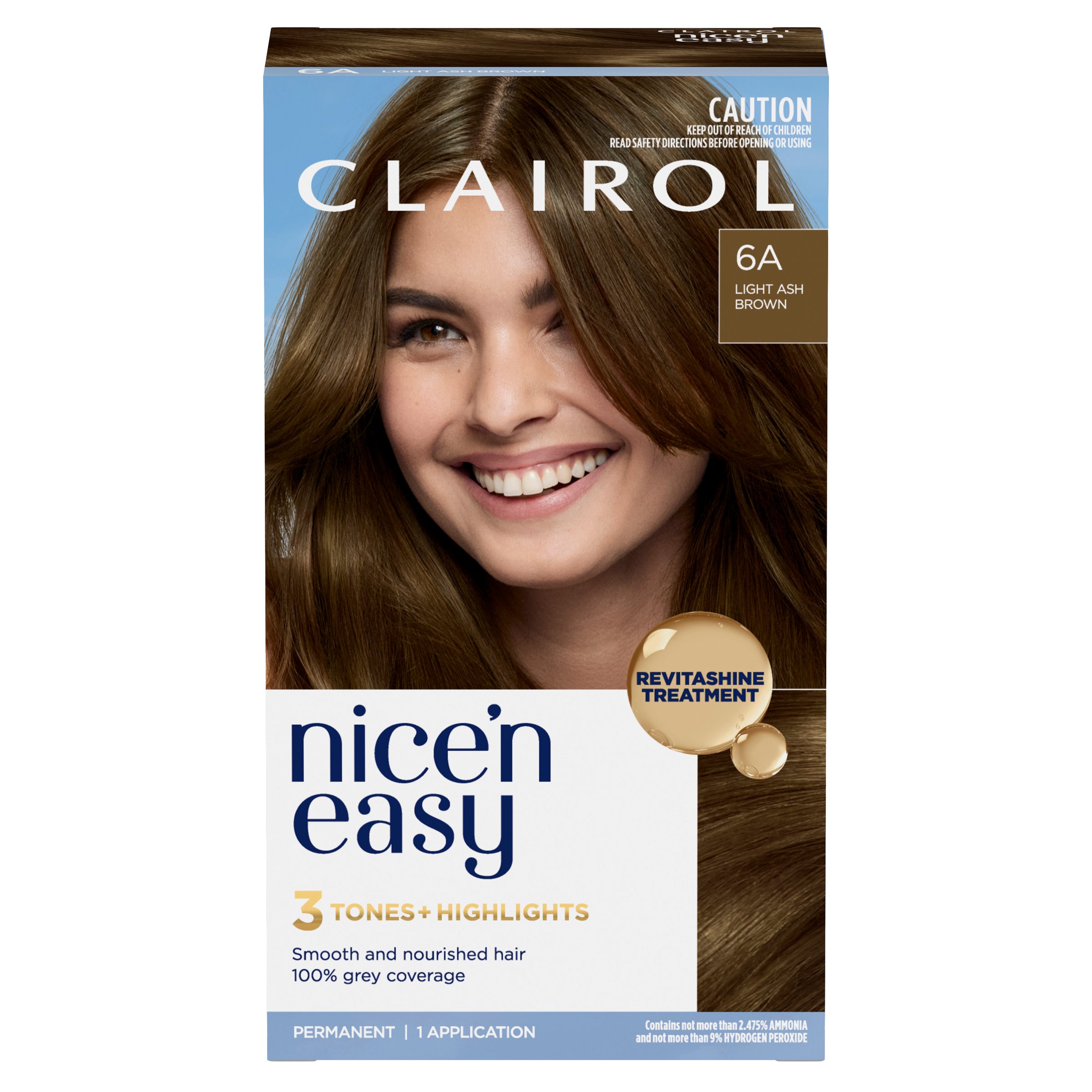Clairol Nice'n Easy 6A Light Ash Brown 1 pack - Image 1
