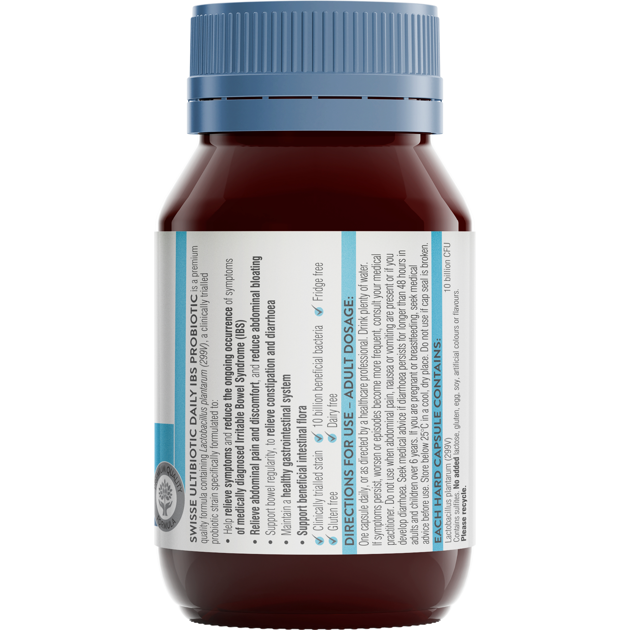 Swisse Ultibiotic Daily IBS Probiotic 30 capsules - Image 2