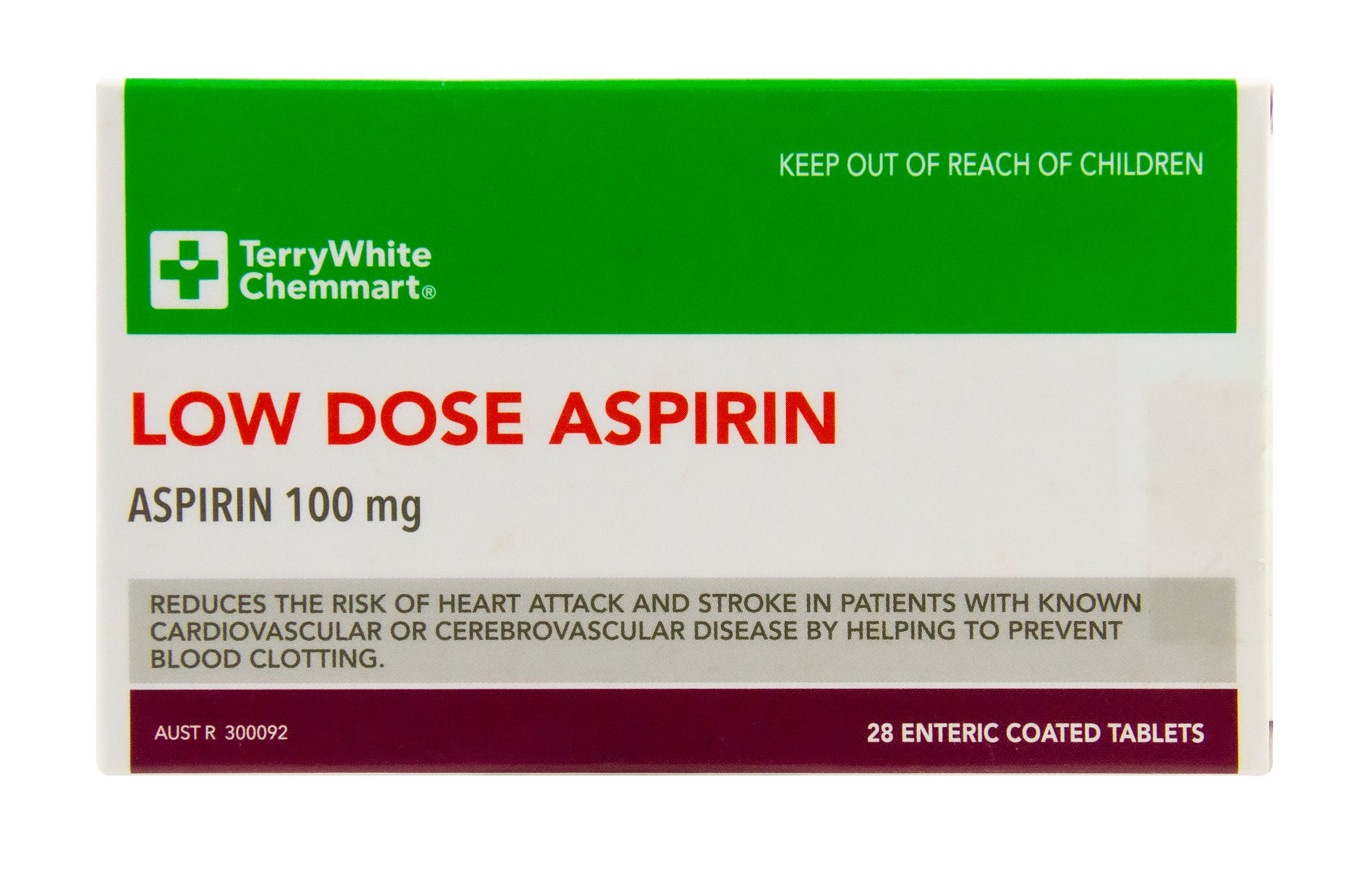 TerryWhite Chemmart Aspirin Low Dose 100mg - 28 tablets - Image 3