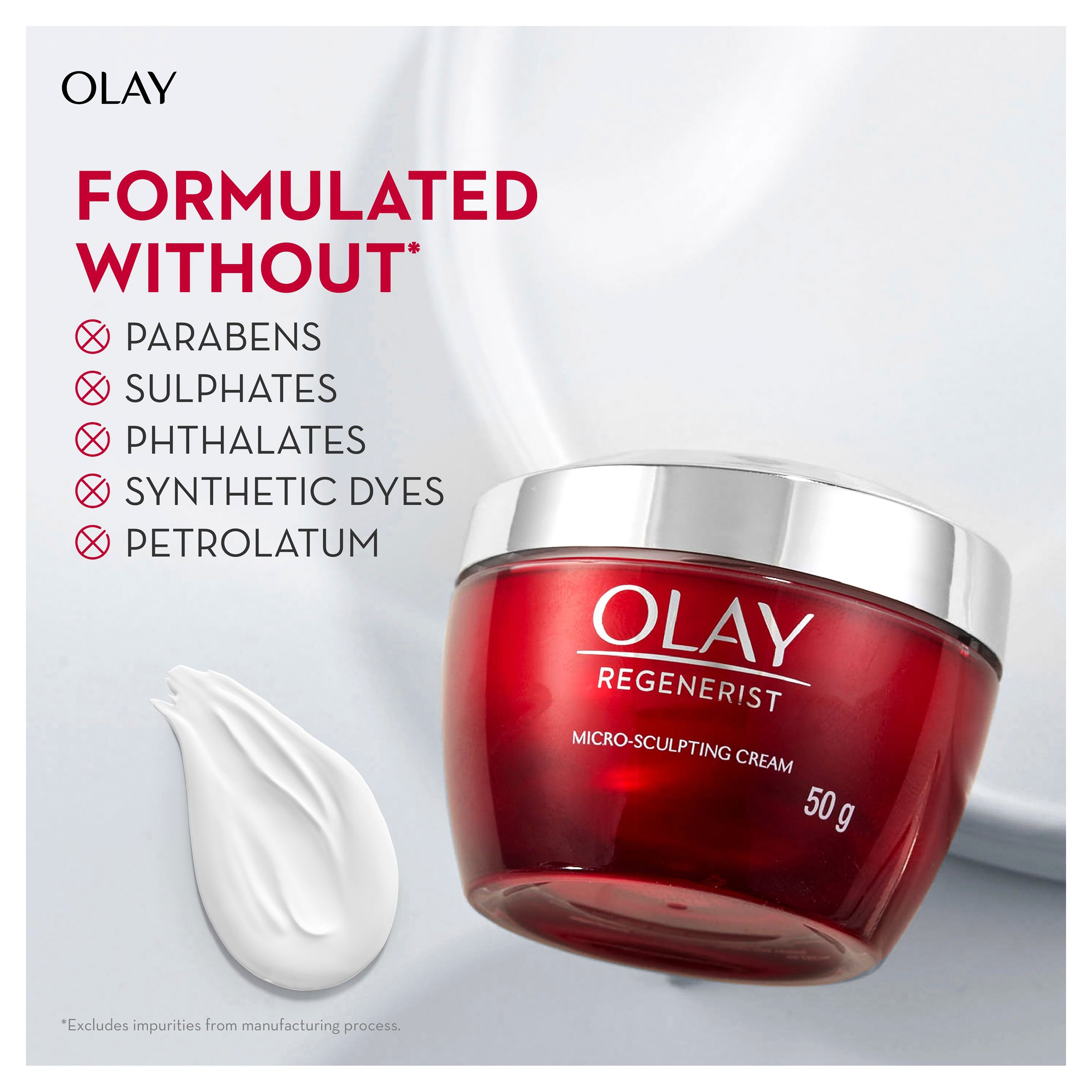 Olay Regenerist Micro-Sculpting Cream Fragrance Free 48g - Image 11