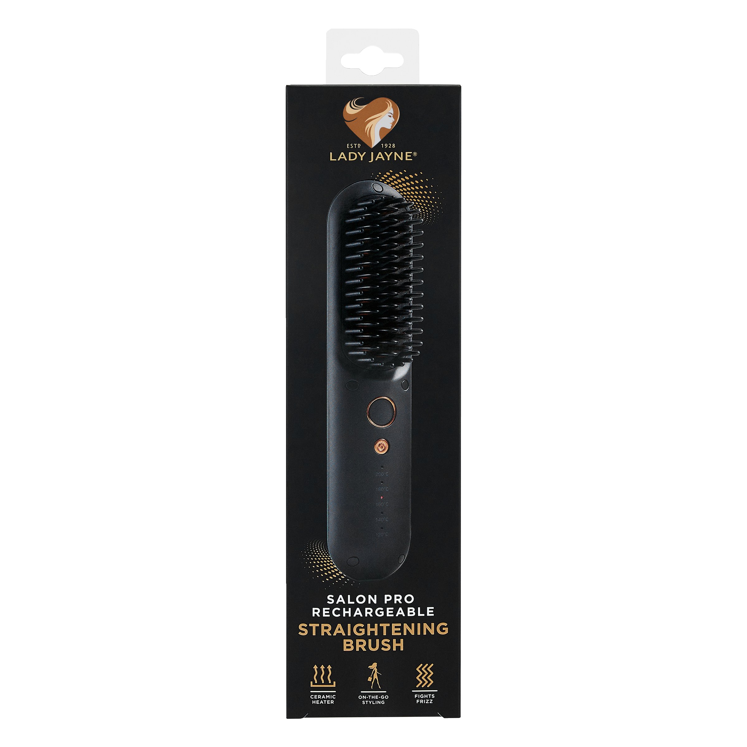 Lady Jayne Salon Pro Recharge straightening brush 1 each - Image 1