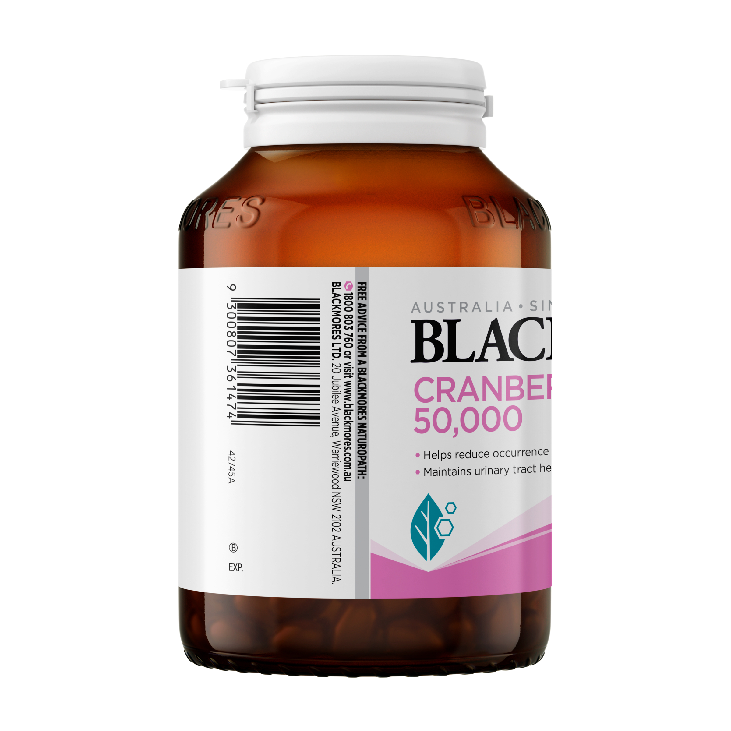 Blackmores Cranberry Forte 50000mg - 90 capsules - Image 2