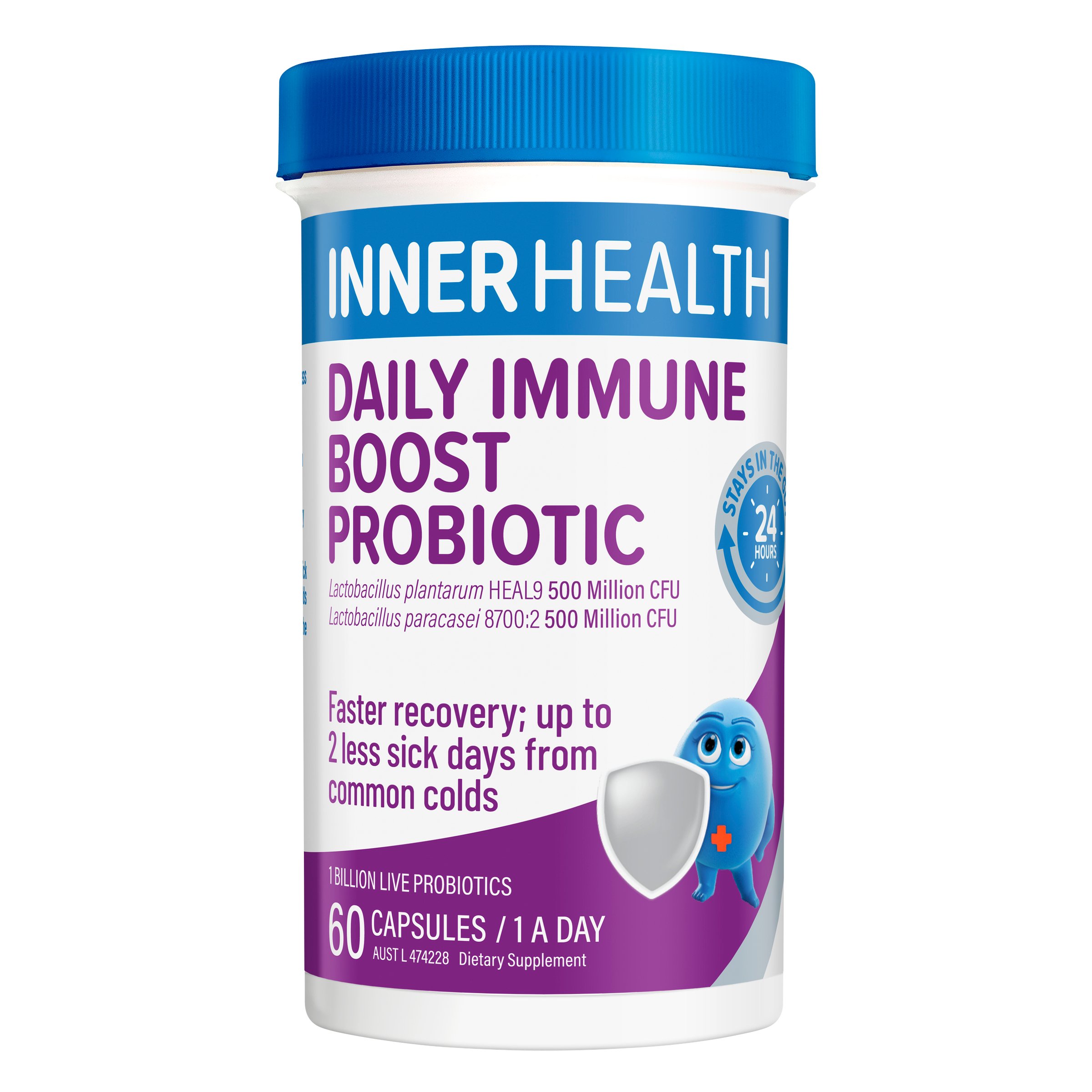 Inner Health Immune Booster Probiotic 60 capsules - Image 1
