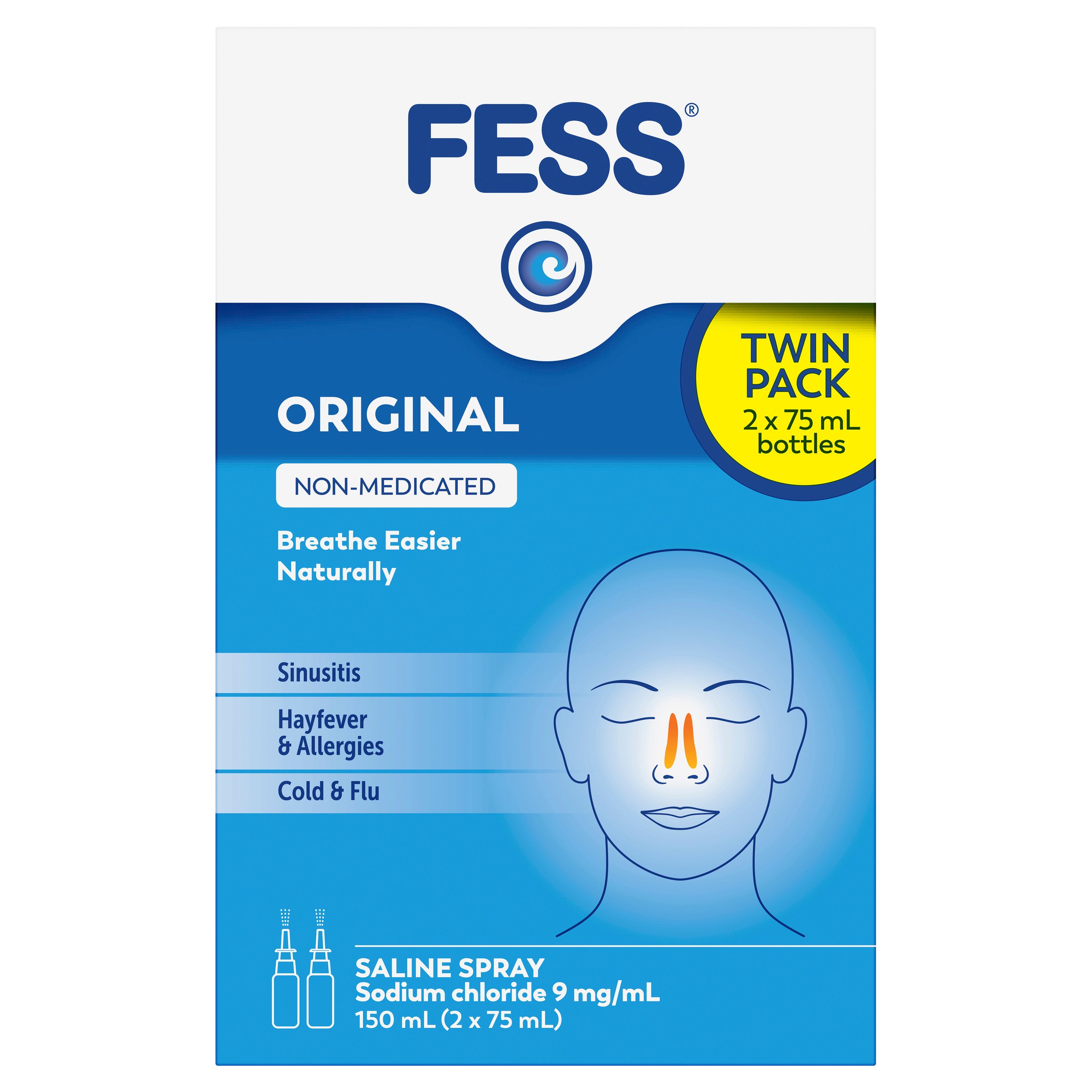 Fess Nasal Spray 75ml - 2 pack - Image 11
