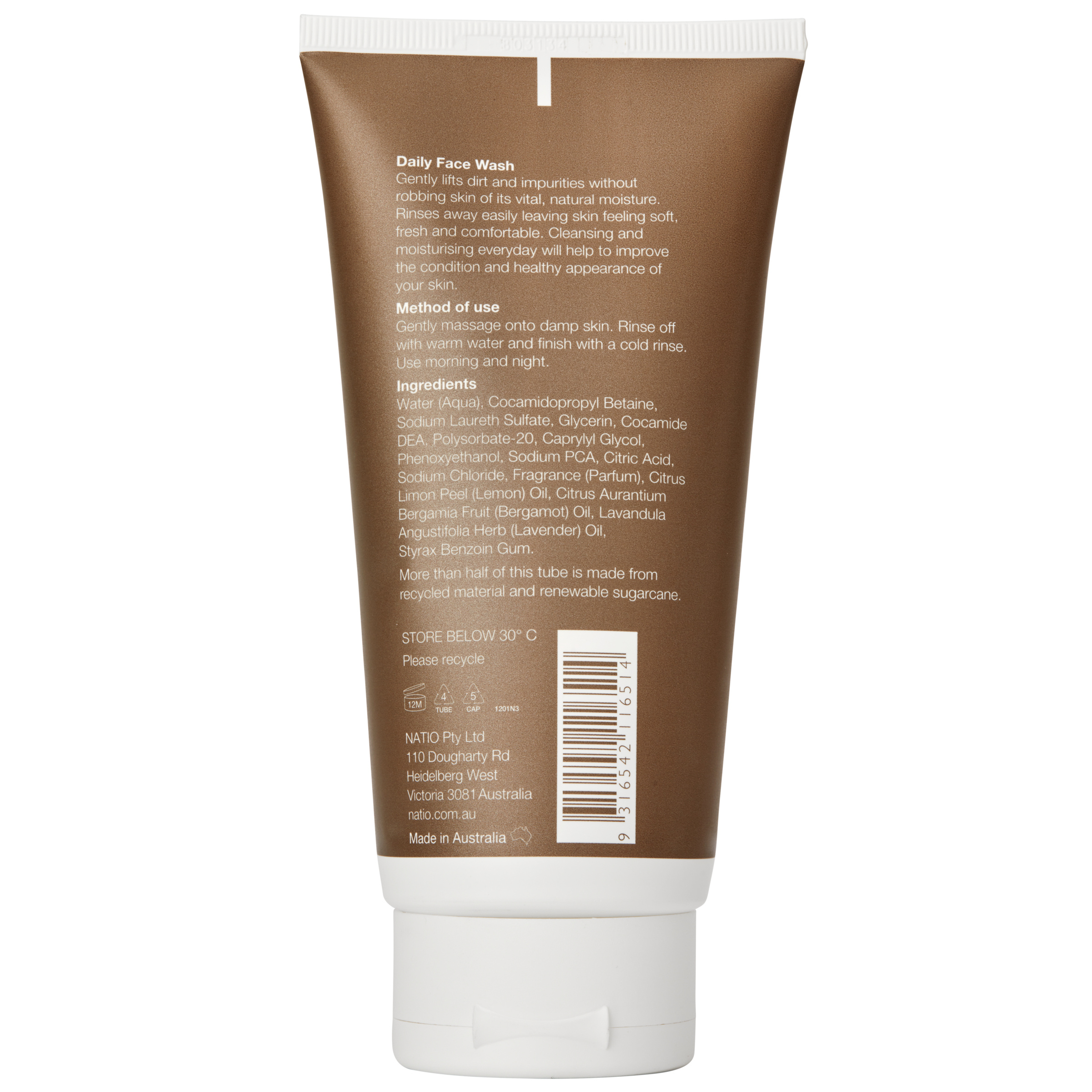 Natio Men Daily Face Wash 150g - Image 2