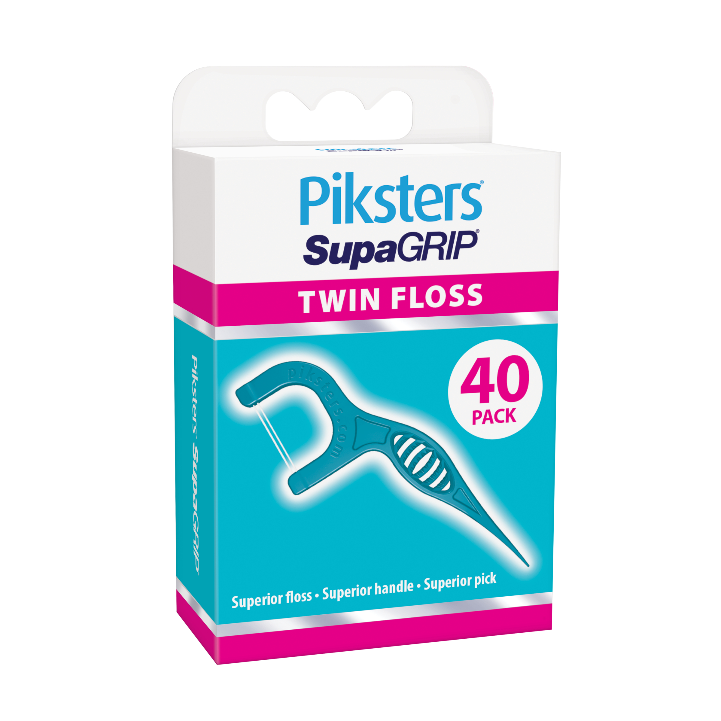 Piskters Supagrip Floss Picks Twin 40 pack - Image 4