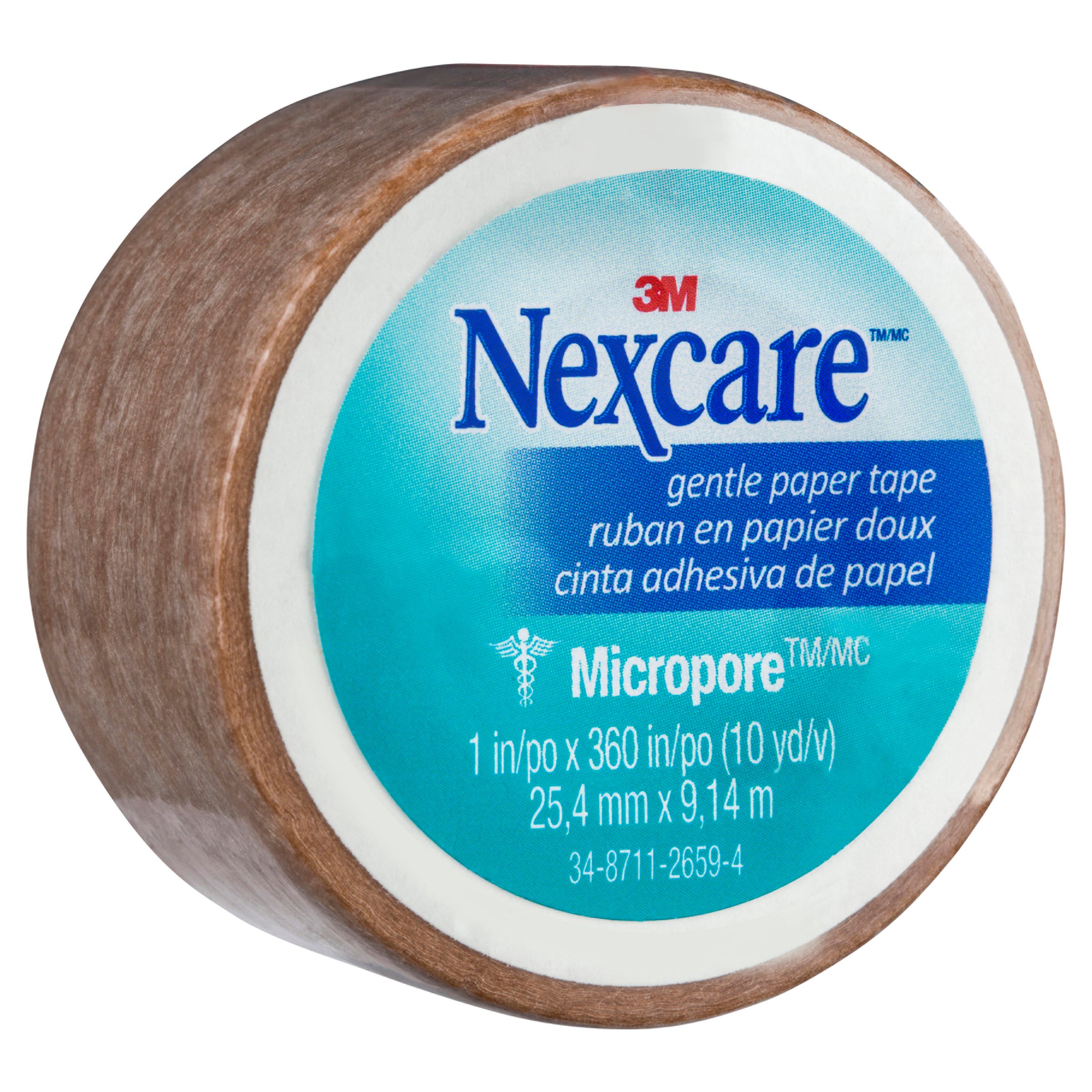 Nexcare Micropore Paper Tape Tan 25mm - 1 roll - Image 4