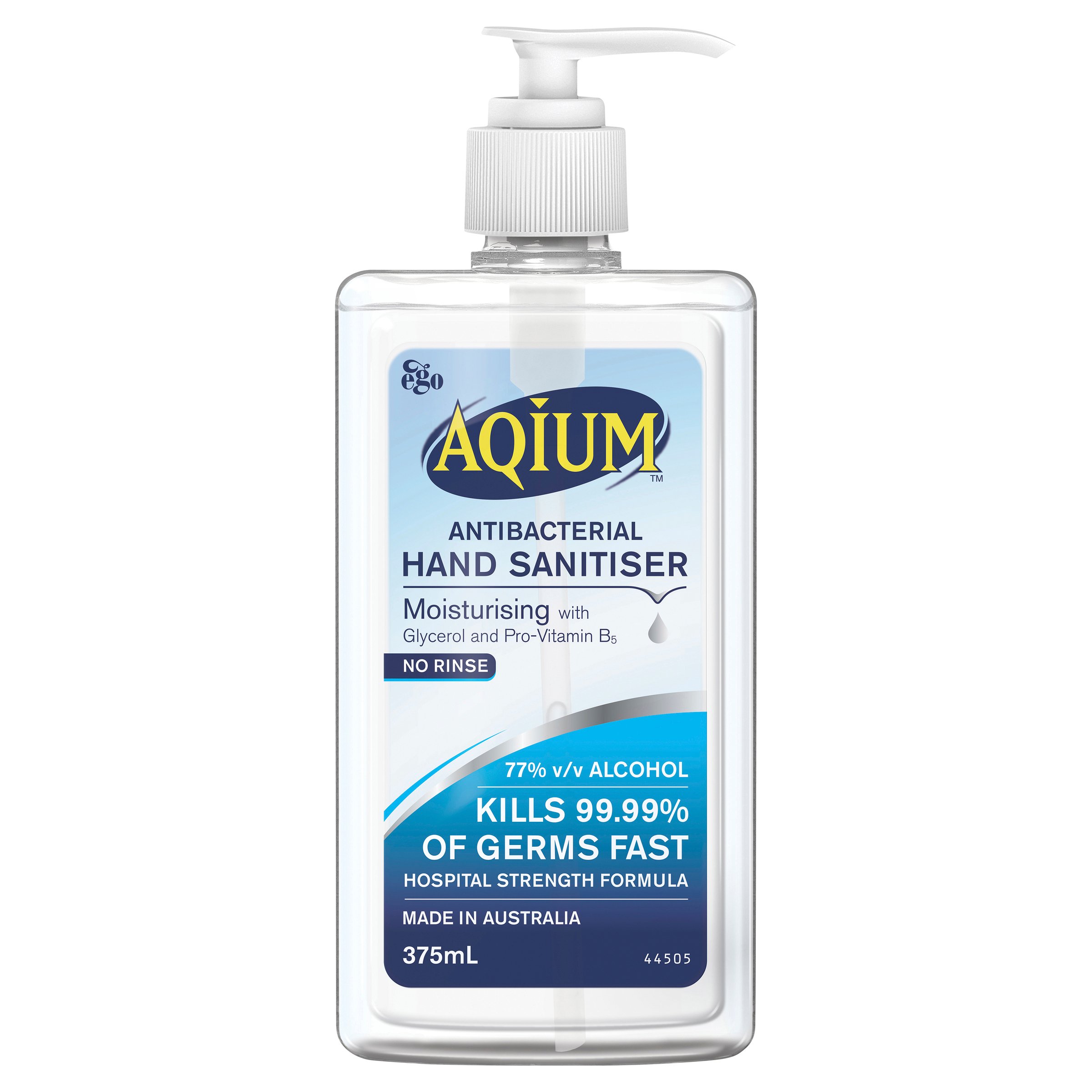 Ego Aqium Hand Sanitiser 375ml - Image 1