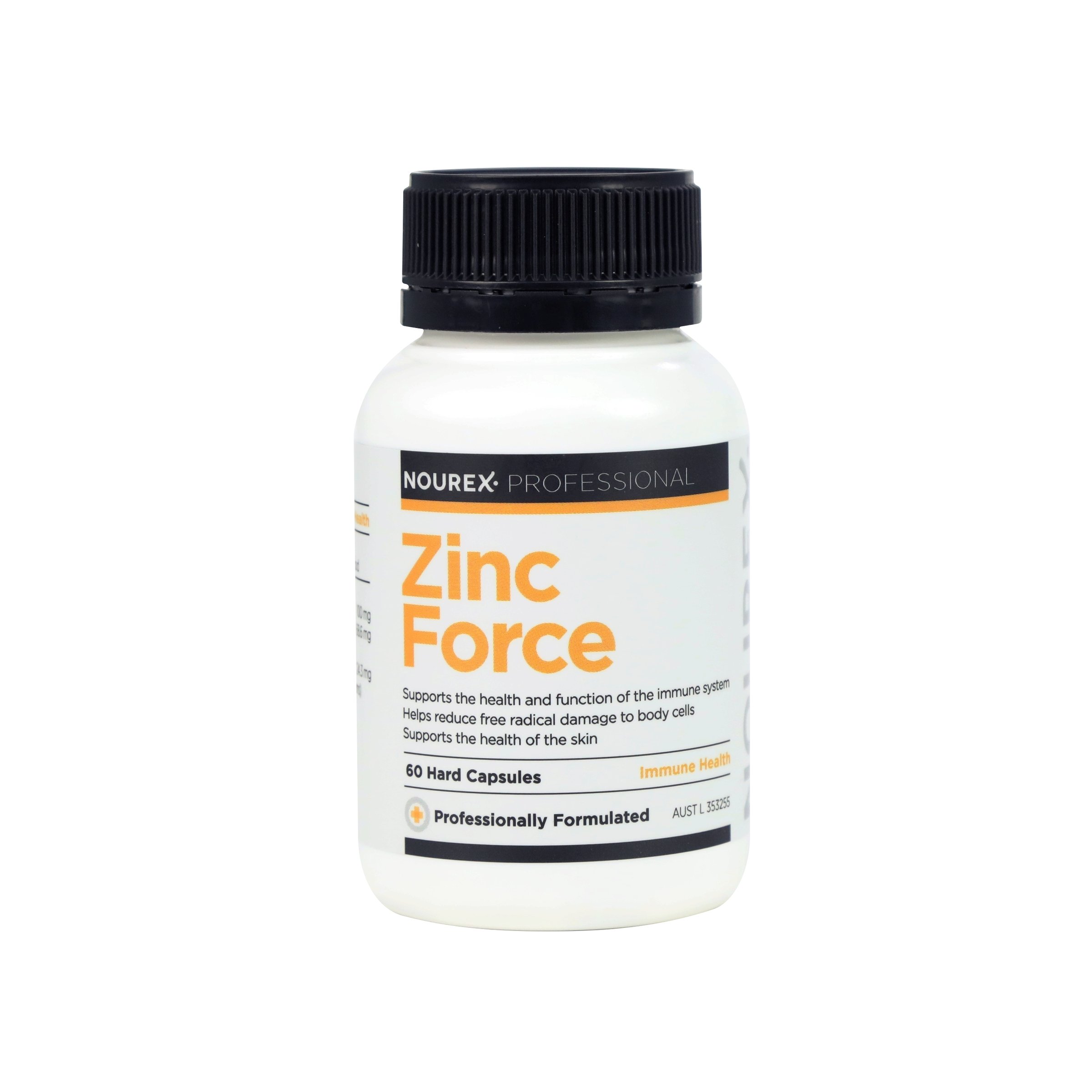 Nourex Professional Zinc Force 60 capsules - Image 2