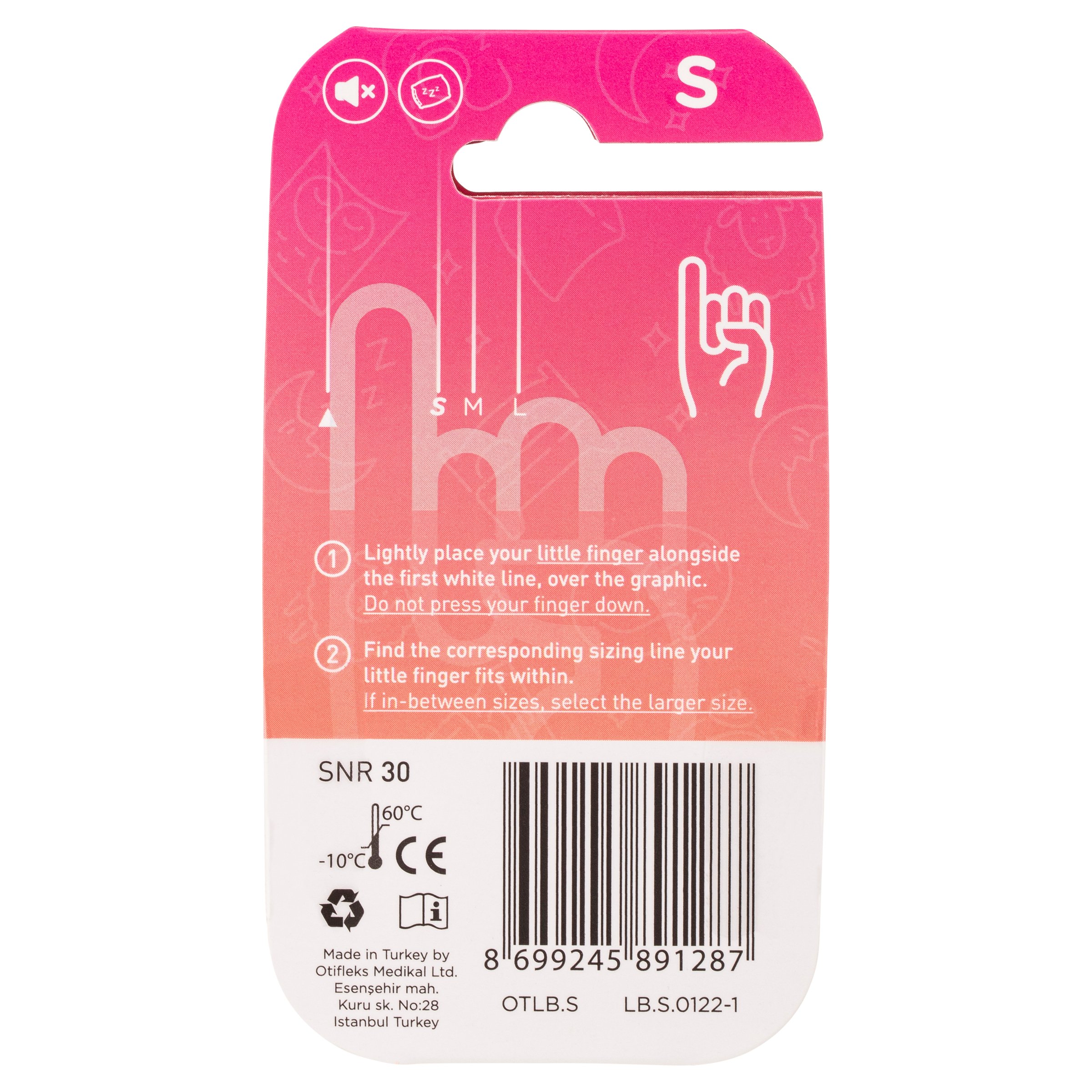 Otifleks Ladybuds Womens Earplugs Small 1 pair - Image 2