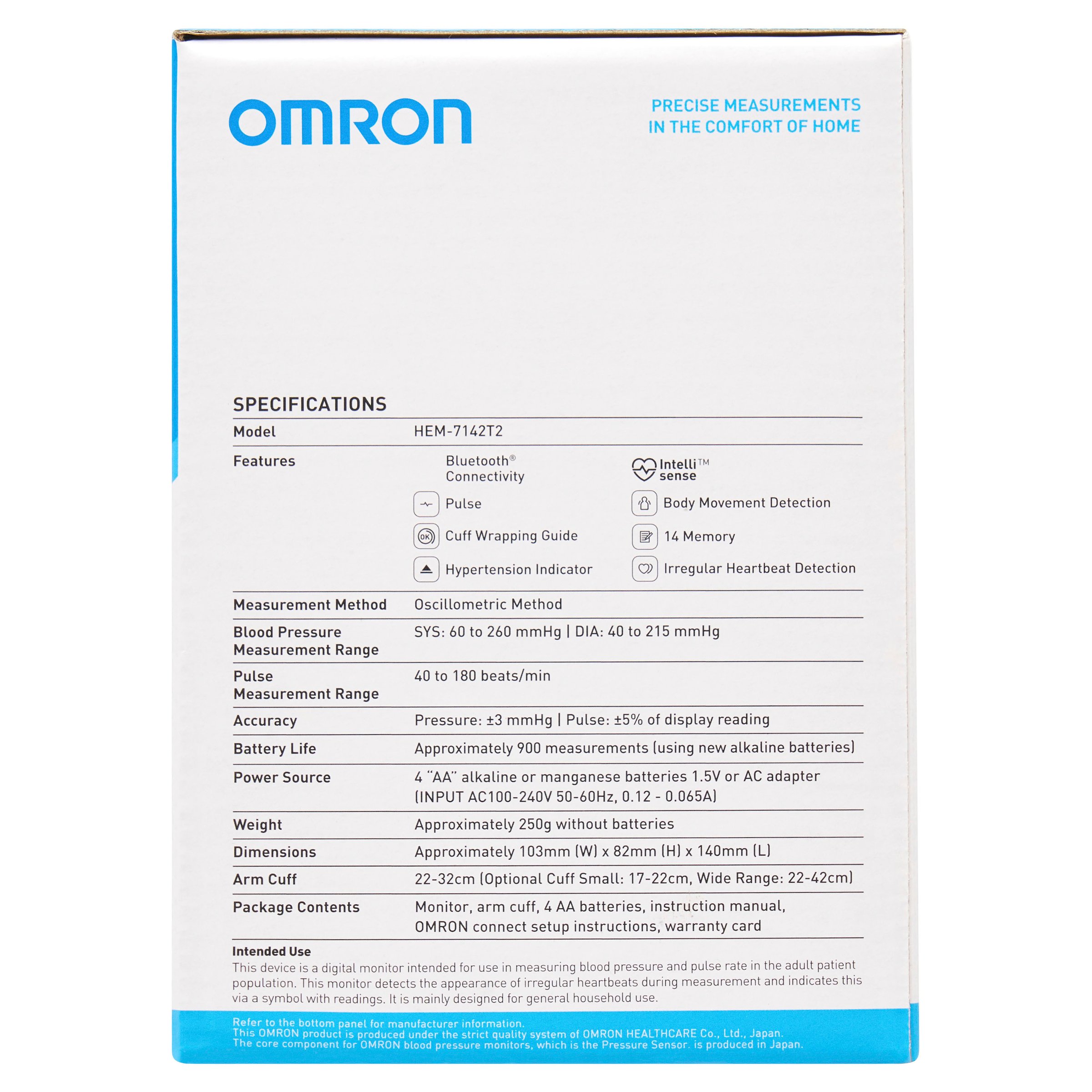 Omron BPM HEM7142T2 Med-Cuff 1 each - Image 4