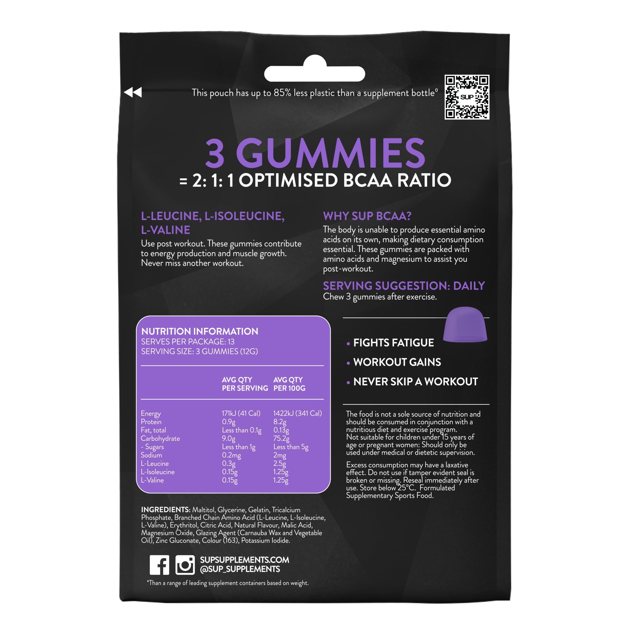SUP BCAA 40 pastilles - Image 2