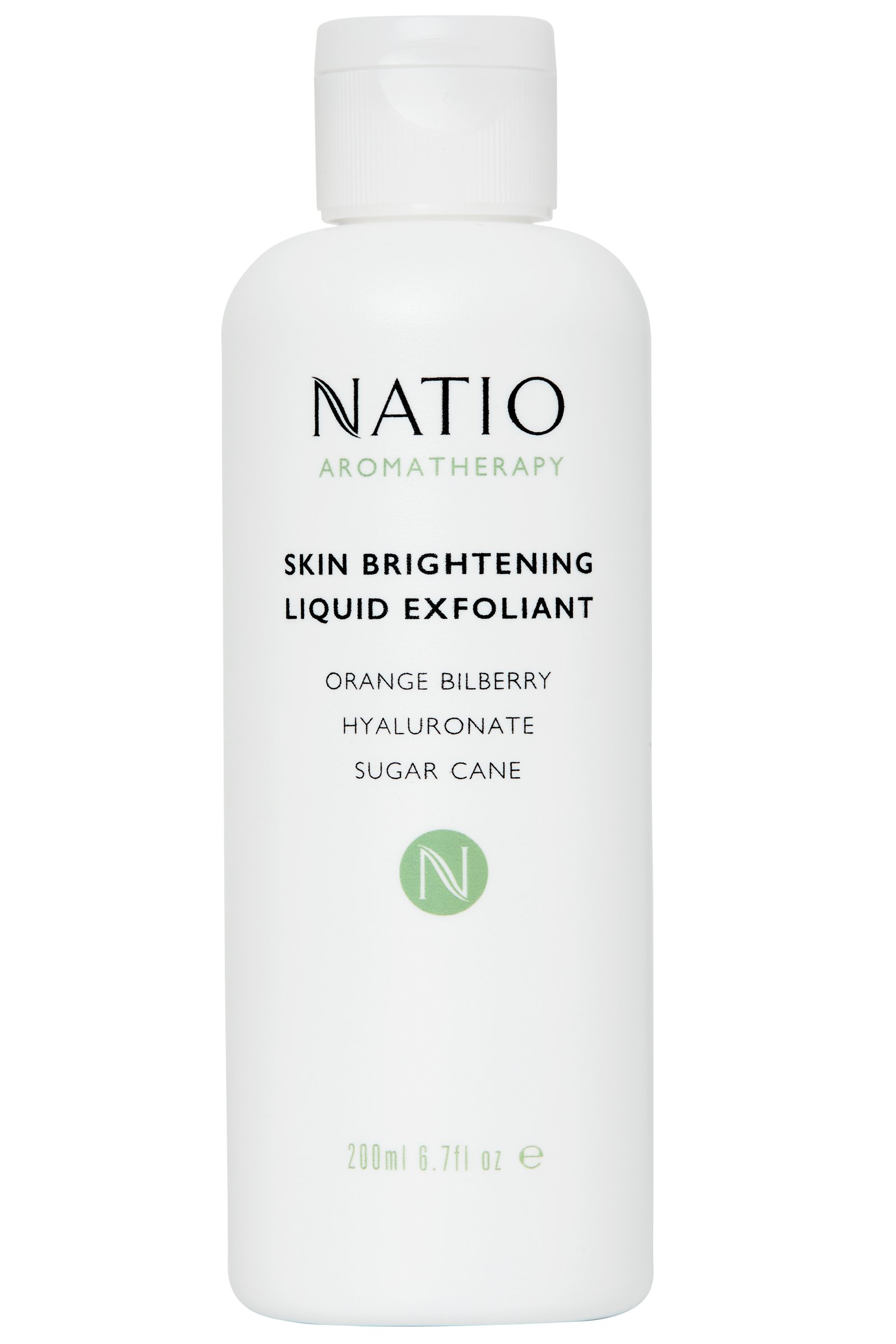 Natio Aromatherapy Skin Brightening Liquid Exfoliant 200ml