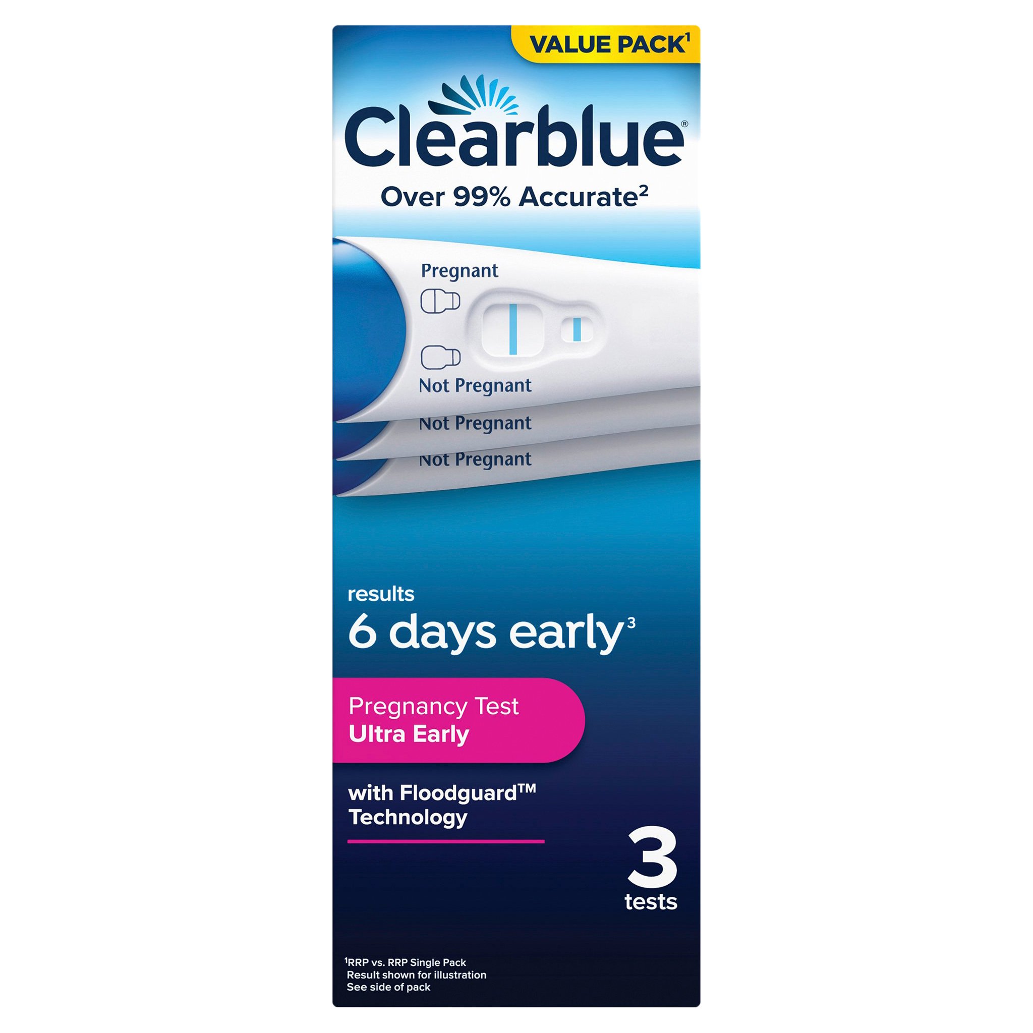 Clearblue Pregnancy Visual Early Detection 3 pack - Image 1