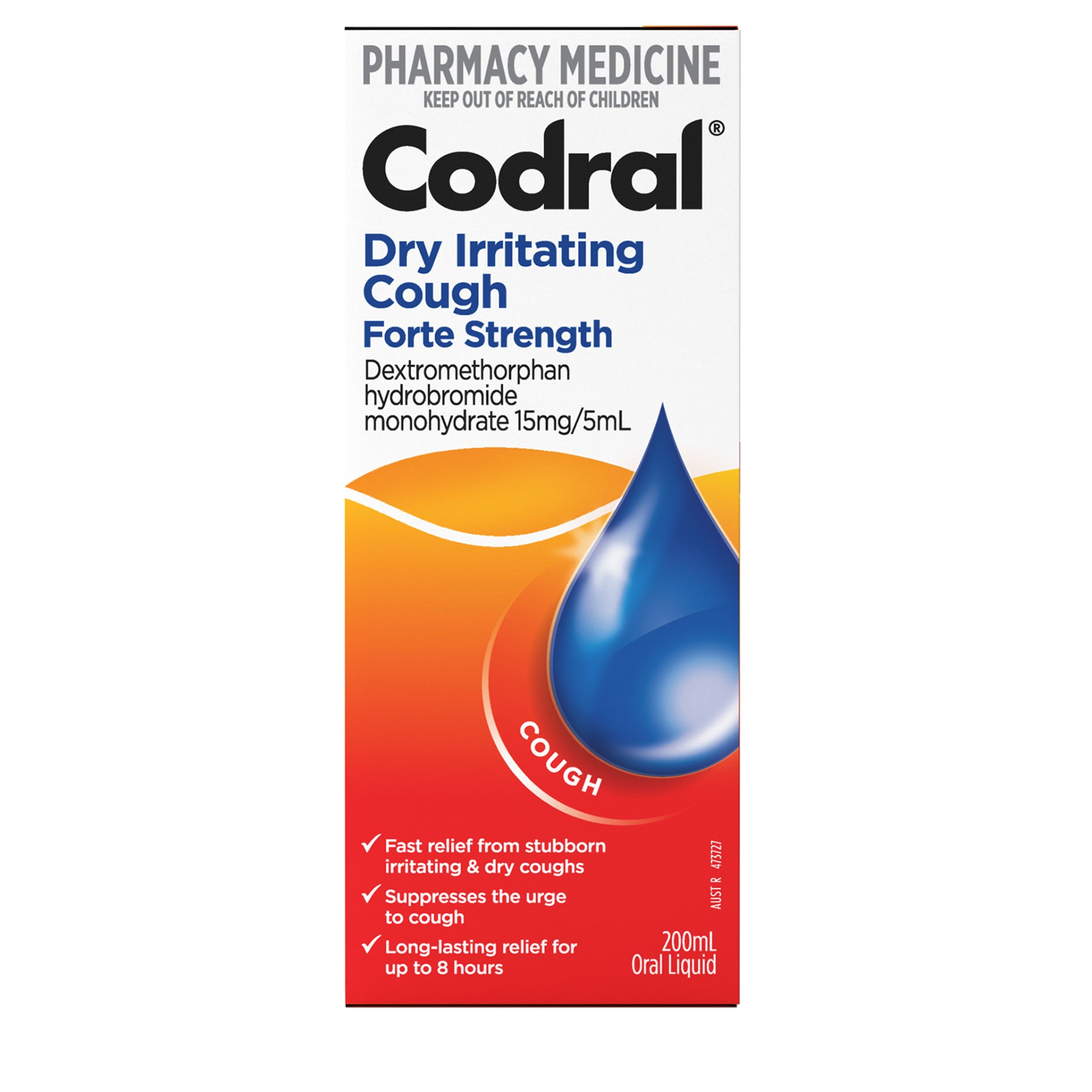 Codral Dry Irritating Cough Forte Strength 200ml - Image 4