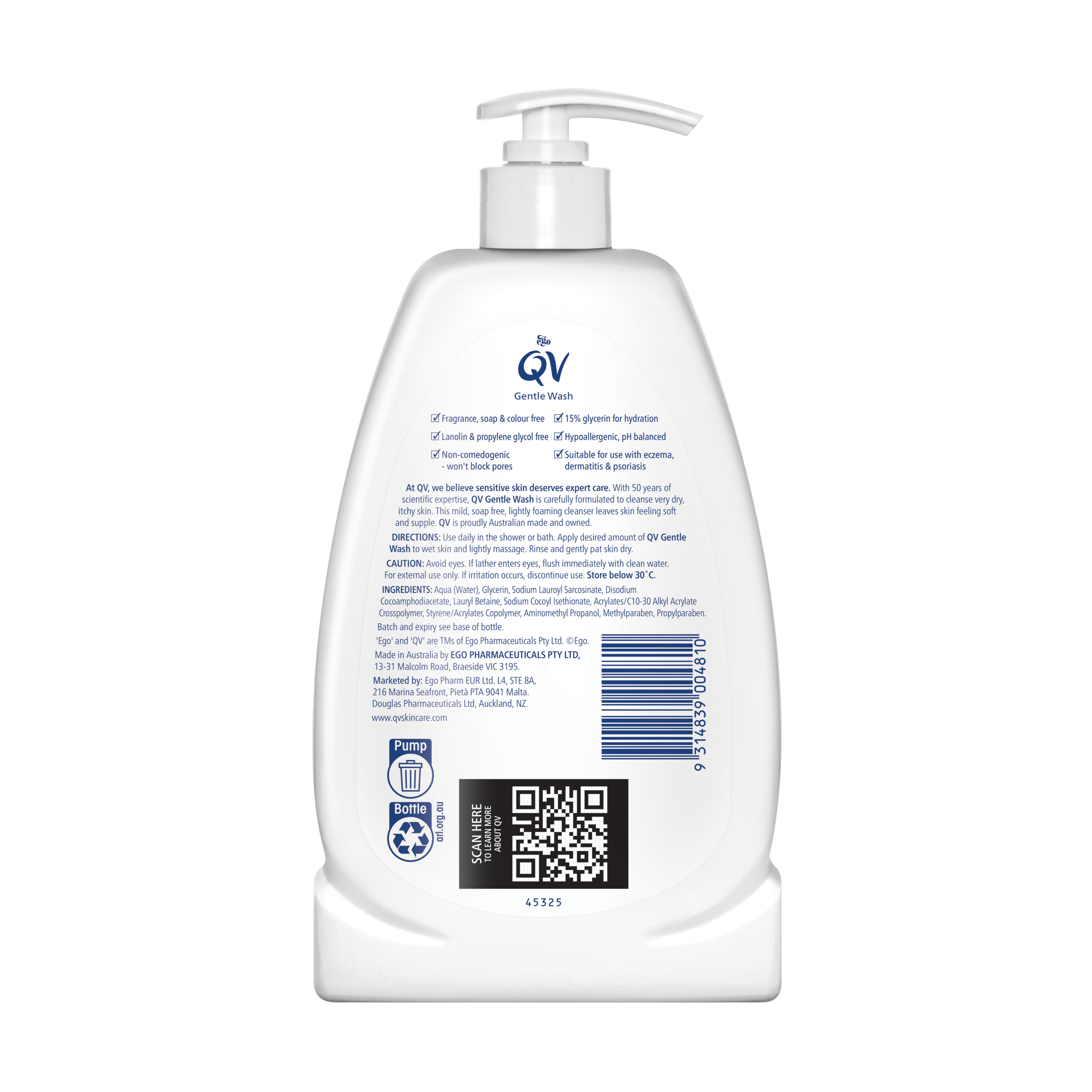 Ego QV Gentle Wash 500g - Image 2