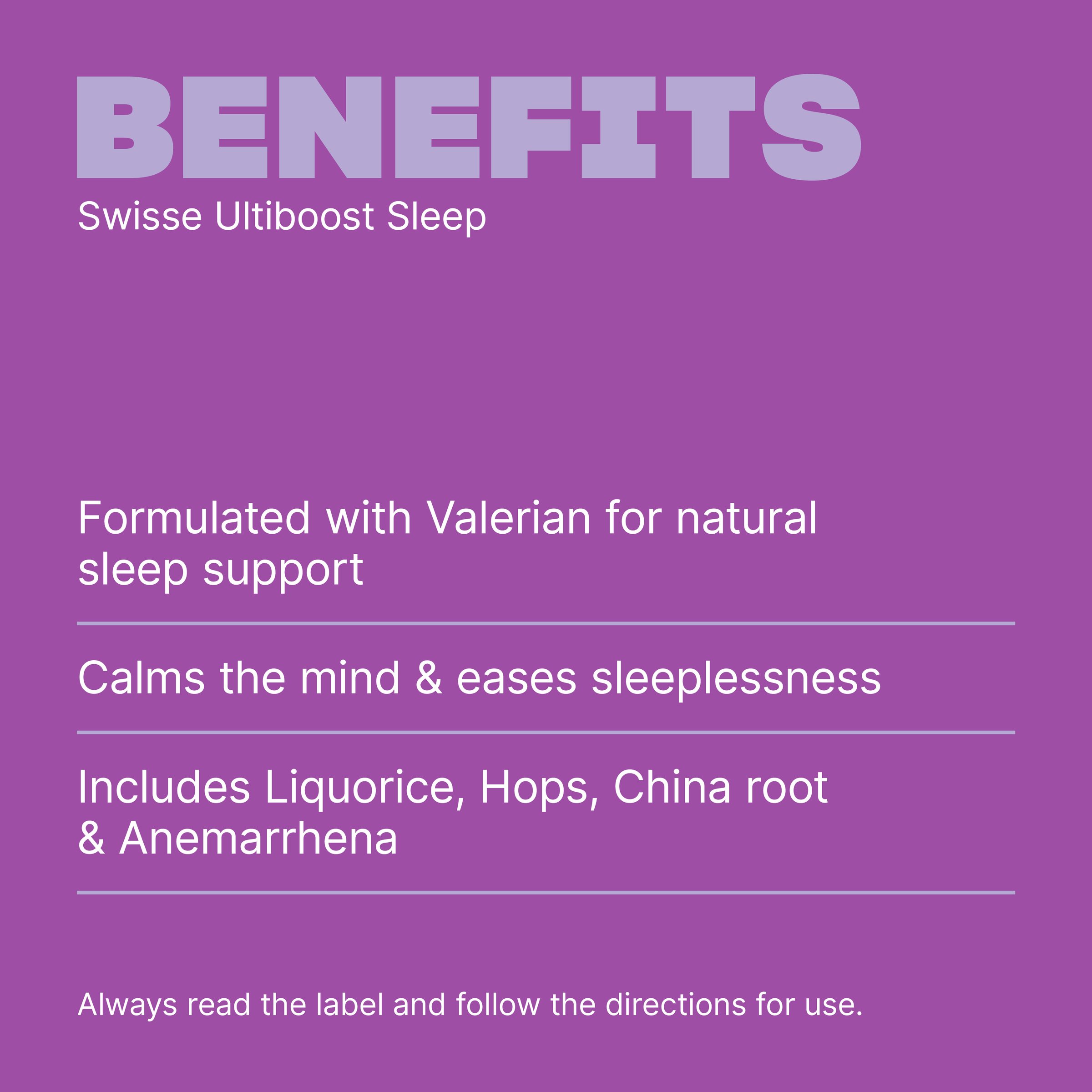 Swisse Ultiboost Sleep 100 tablets - Image 4