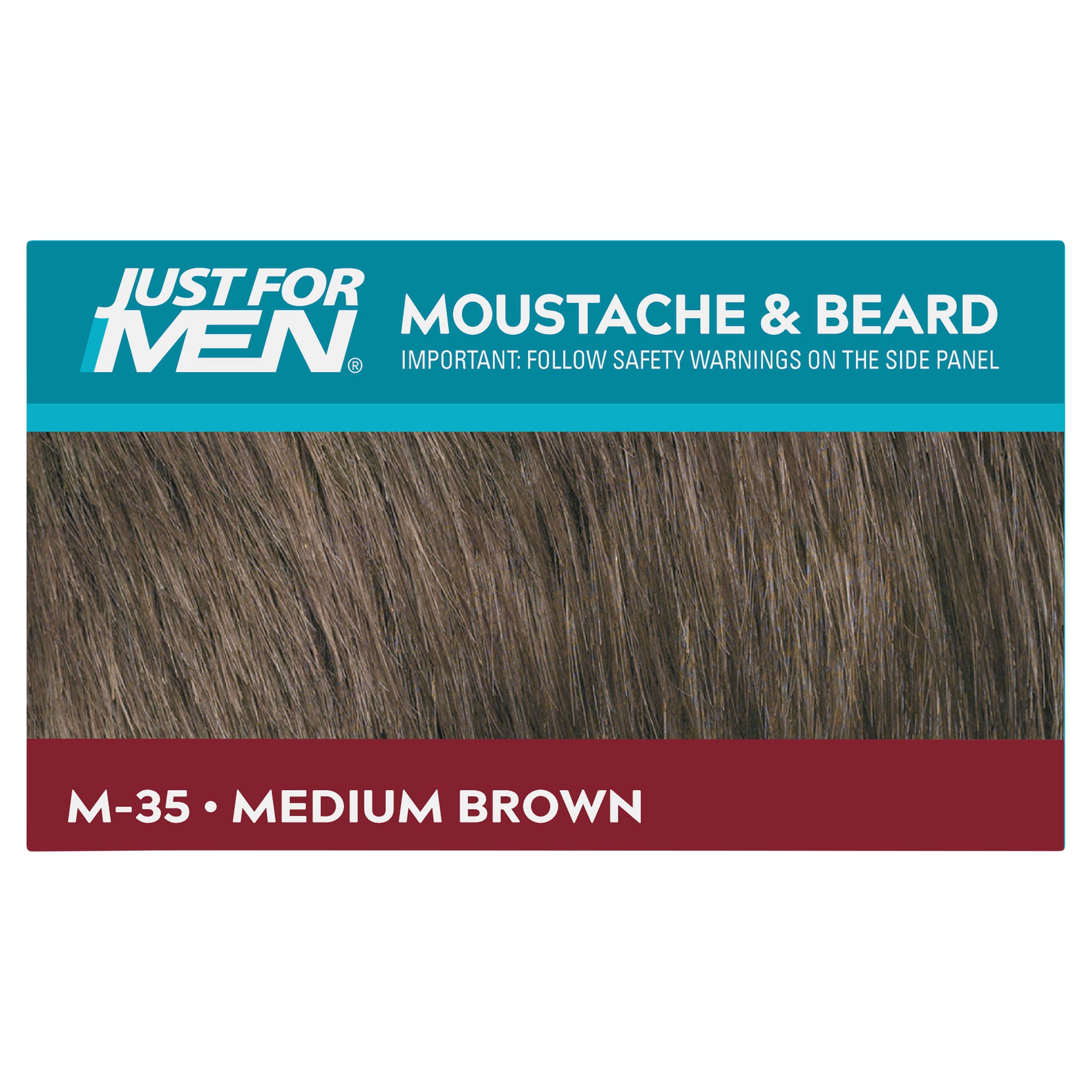 Just For Men Brush-In Colour Gel Beard Natural Medium Brown 1 pack - Image 4