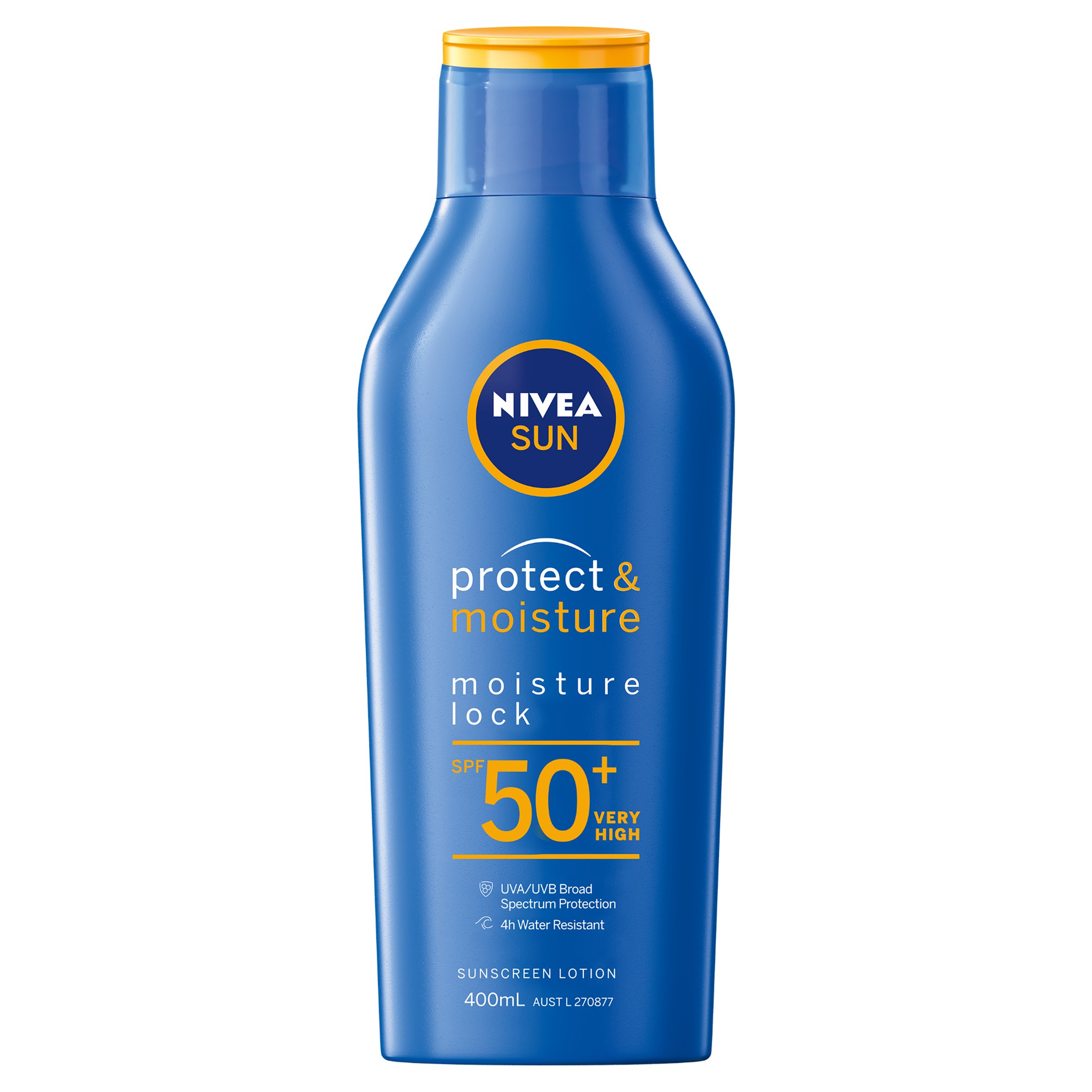 Nivea Sun Protect & Moisture Sunscreen Lotion SPF50+ - 400ml - Image 1