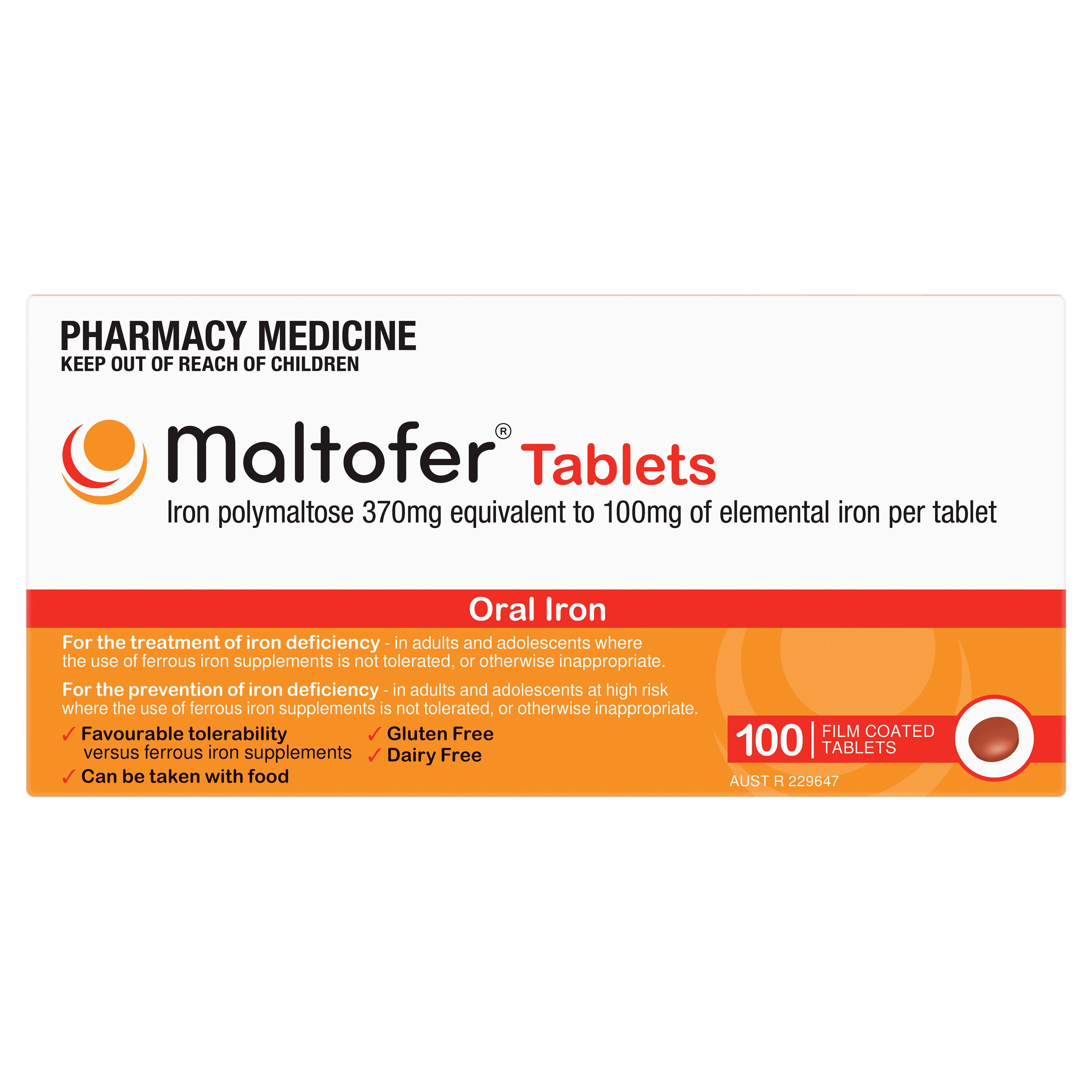 Maltofer 100 tablets - Image 1
