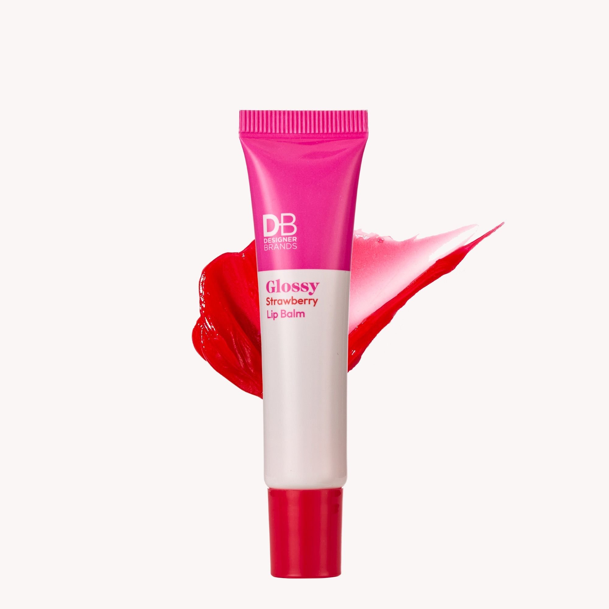 Designer Brands Glossy Lip Balm Strawberry 15ml - Image 2