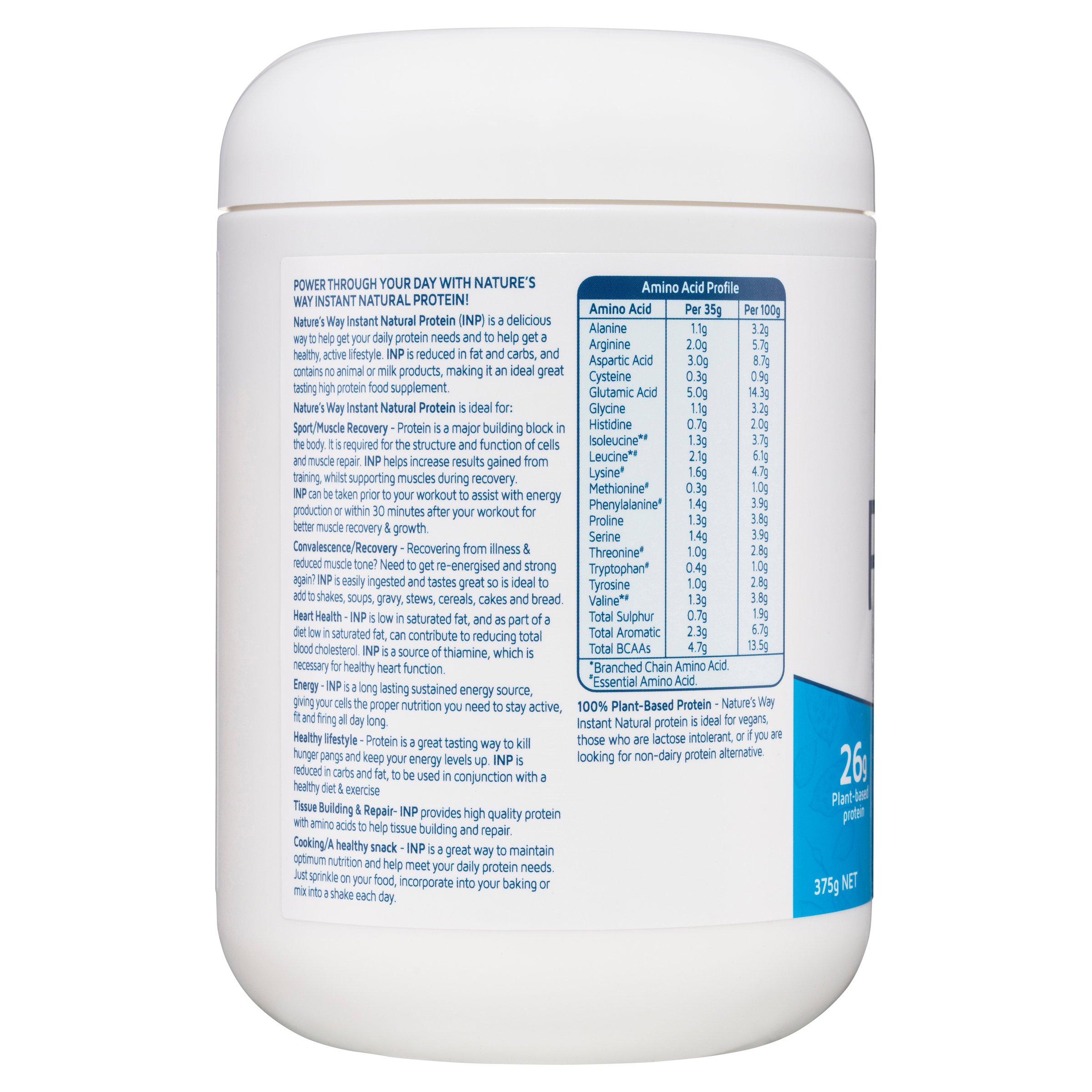 Nature's Way Instant Natural Protein Vanilla 375g - Image 3