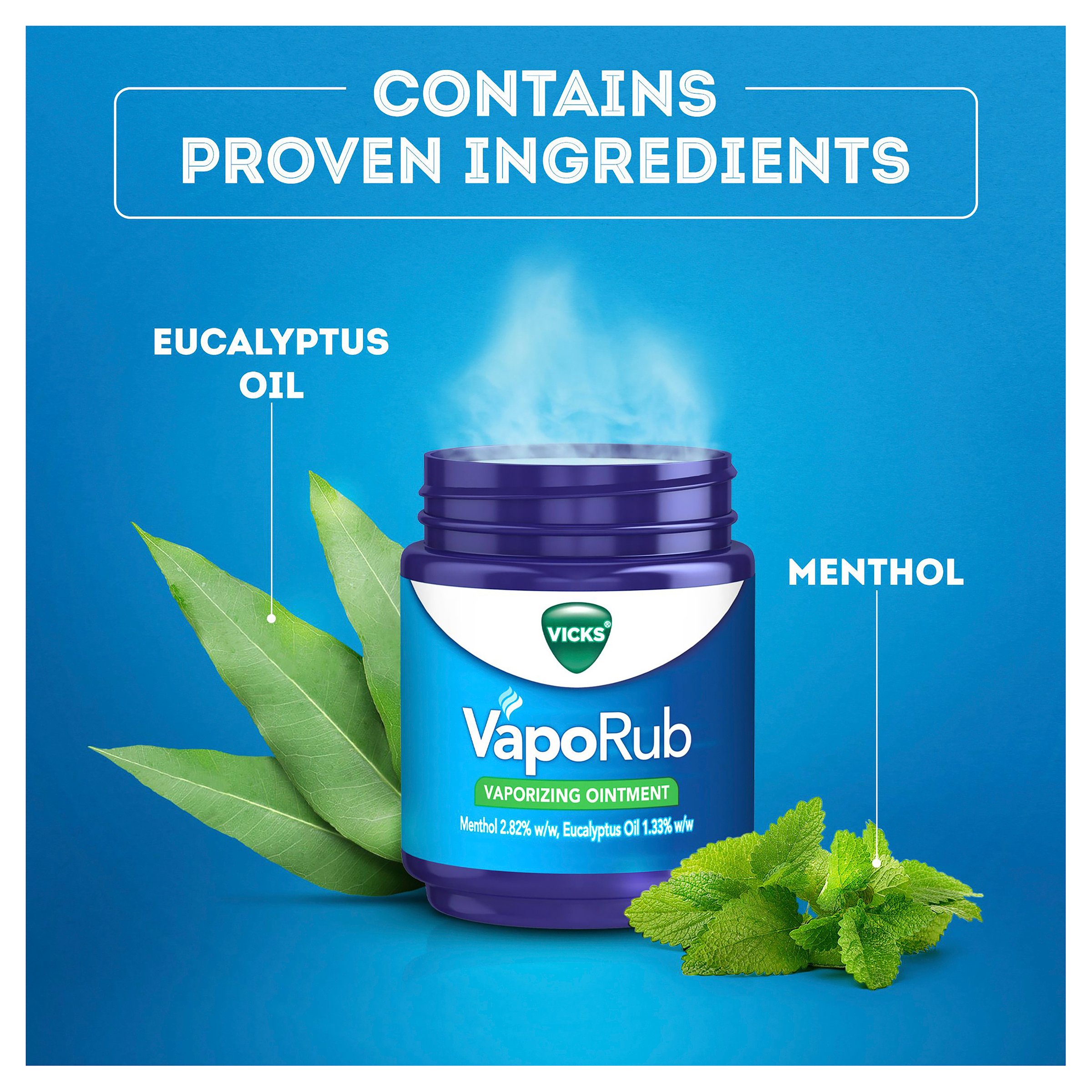 Vicks VapoRub Vaporizing Ointment 50g - Image 10