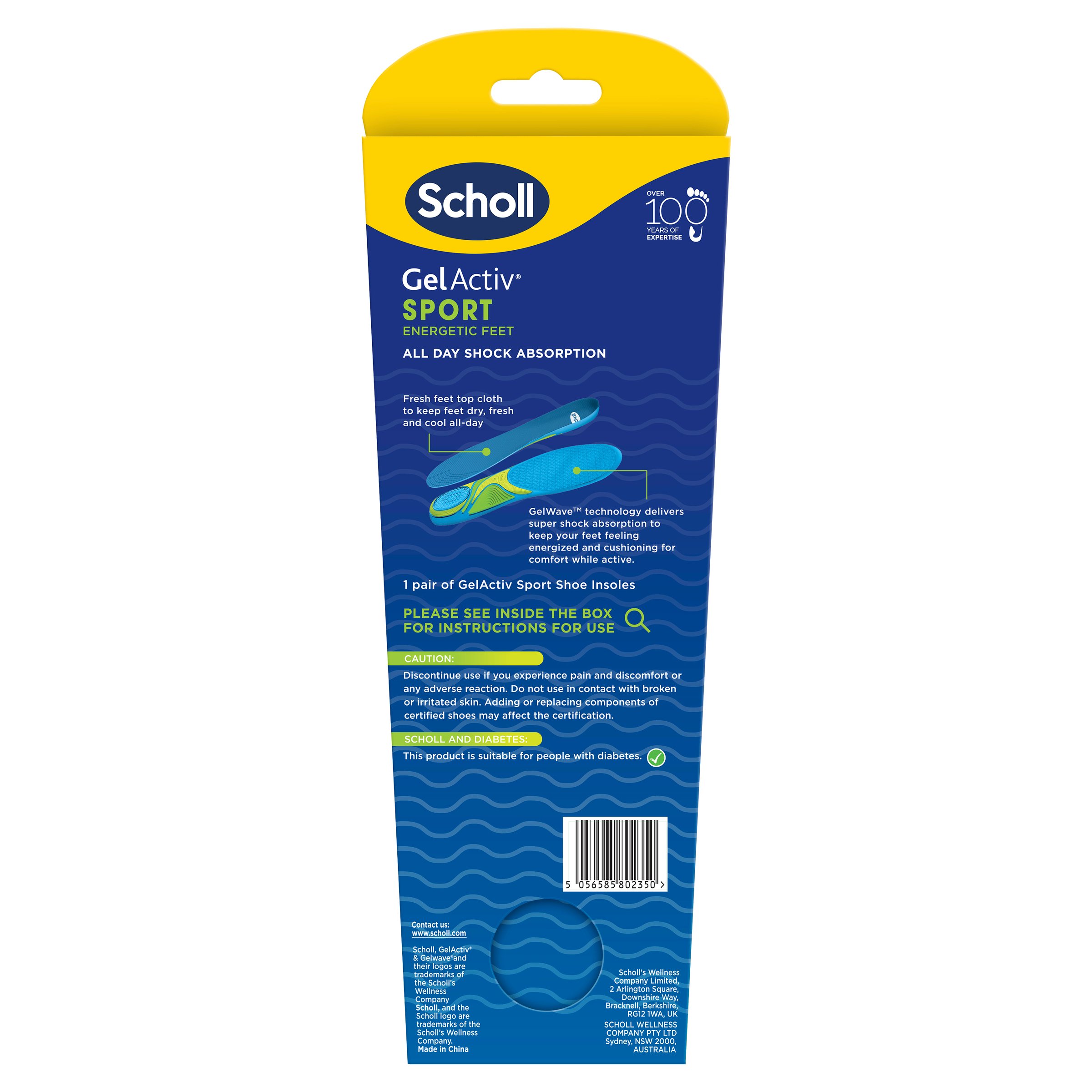 Scholl Gel Activ Insole Sport Large 1 each - Image 2
