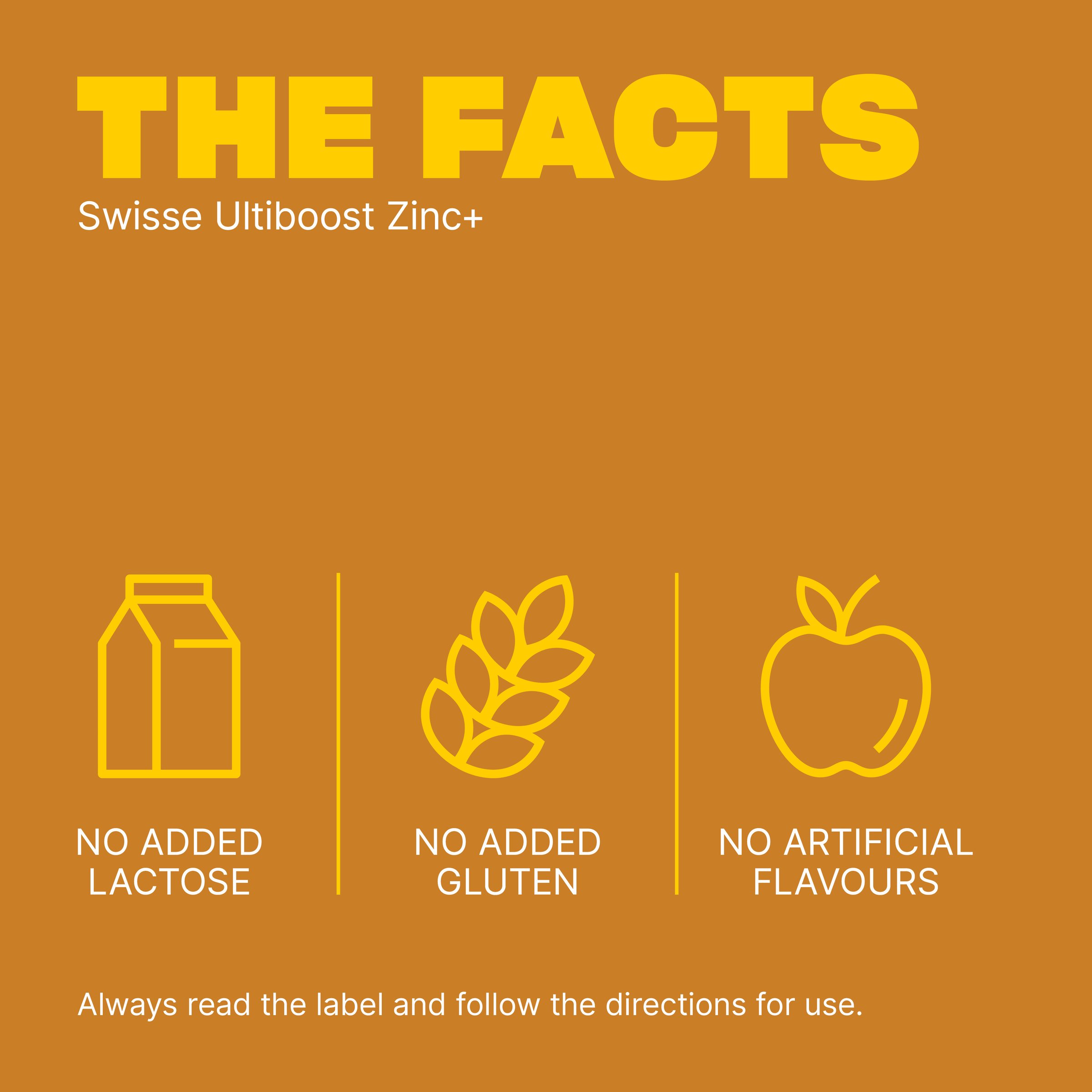 Swisse Ultiboost Zinc+ 120 tablets - Image 5