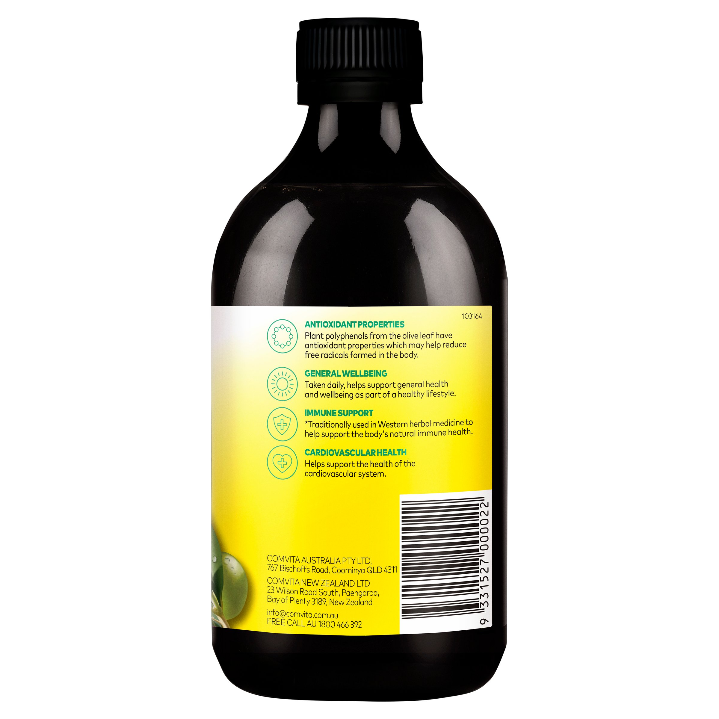 Comvita Olive Leaf Extract Peppermint 500ml - Image 3