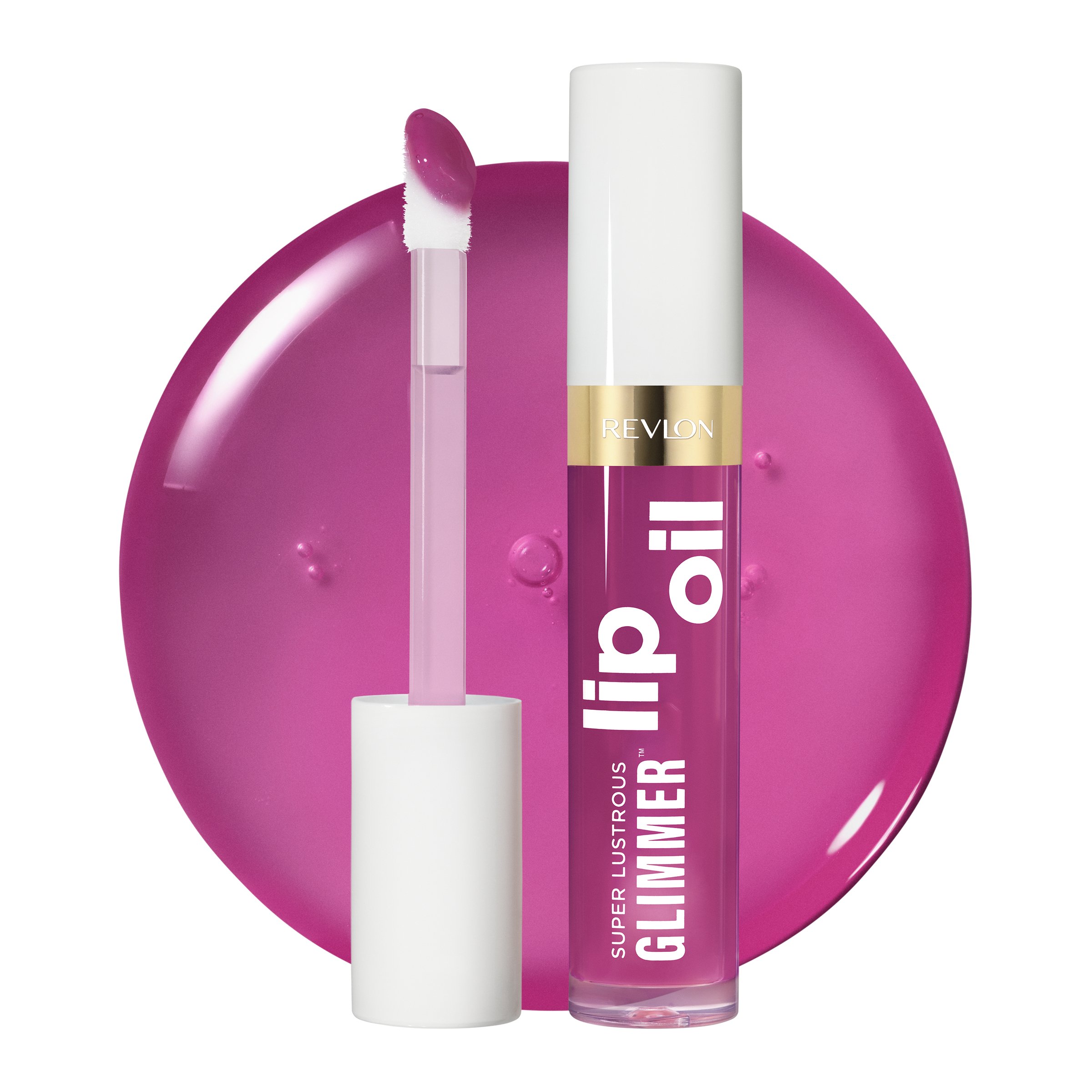 Revlon Glimmer Lip Oil Plum Pop 1 each - Image 2