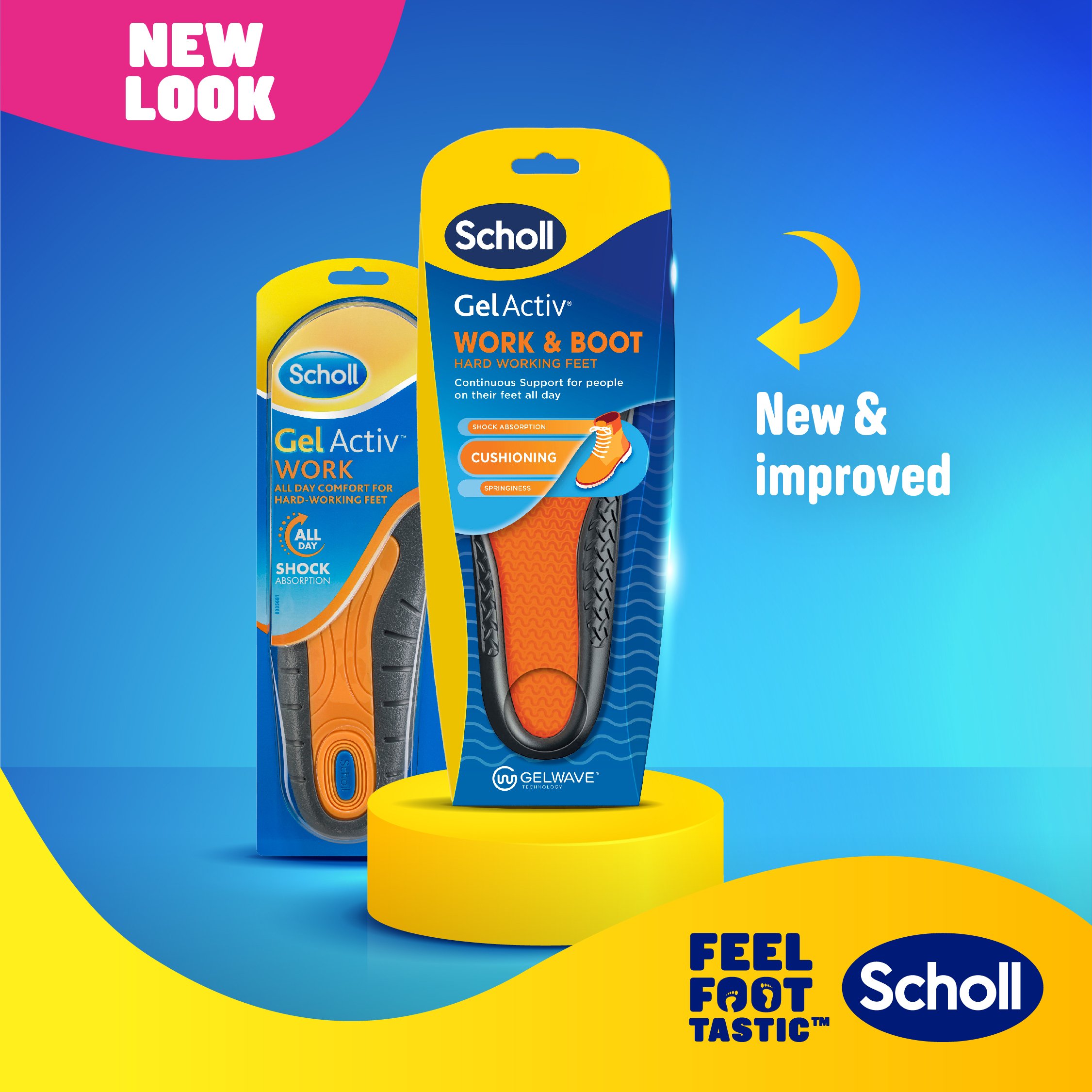 Scholl Gel Activ Insole Work & Boot Large 1 each - Image 7