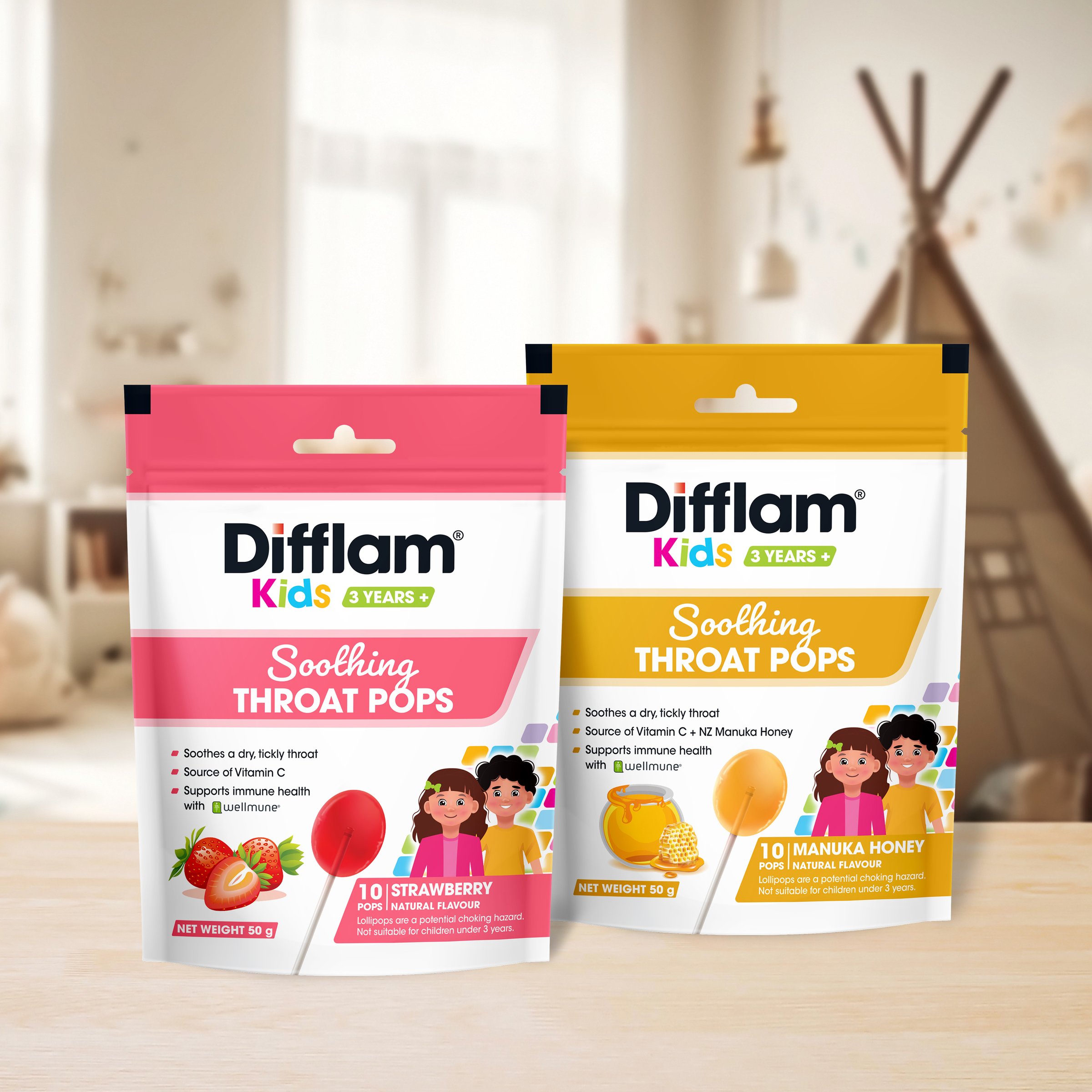 Difflam Kids Pops Manuka 10 lozenges - Image 9