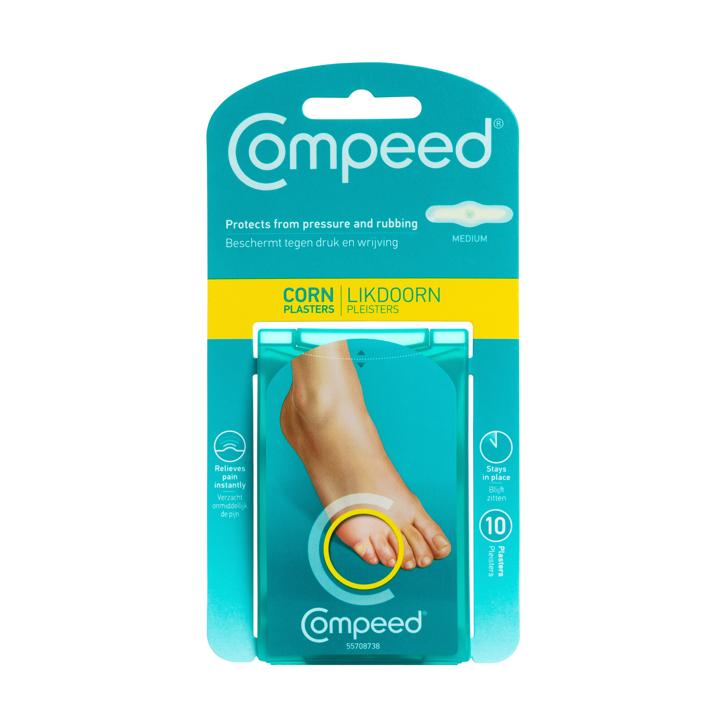 Compeed Corn Plasters Medium 10 Pack - Image 1