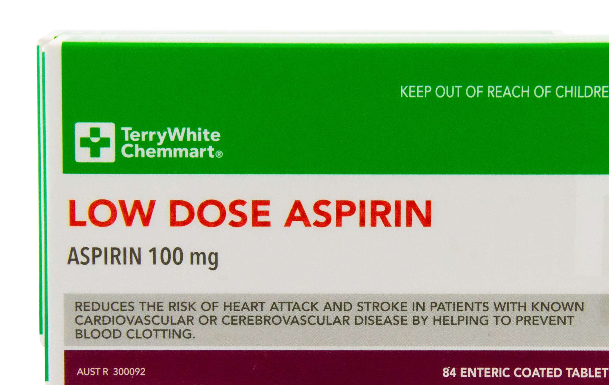 TerryWhite Chemmart Aspirin Low Dose 100mg - 84 tablets - Image 2