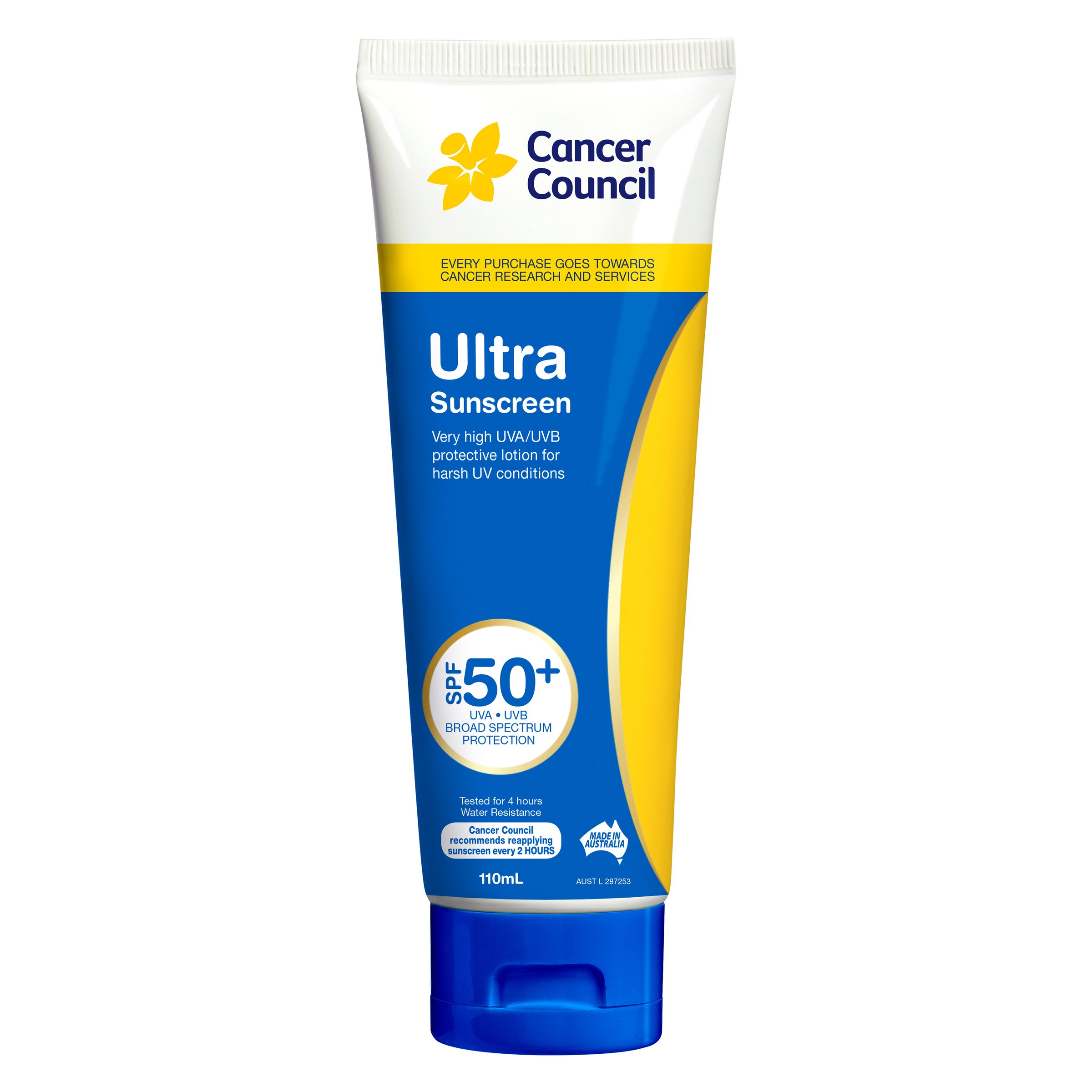 Cancer Council Ultra Sunscreen SPF50+ - 110ml - Image 1
