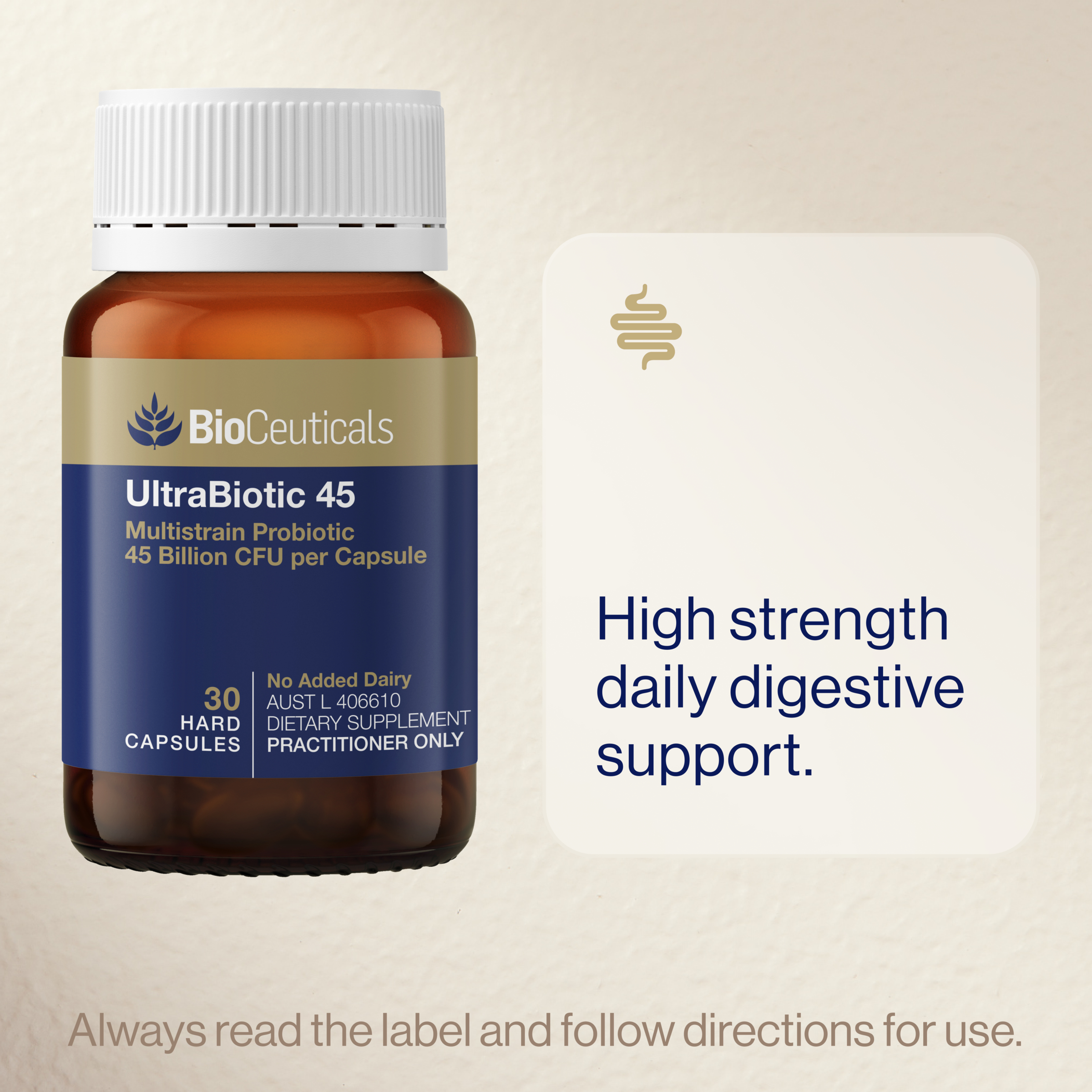 BioCeuticals UltraBiotic 45 - 30 capsules - Image 6