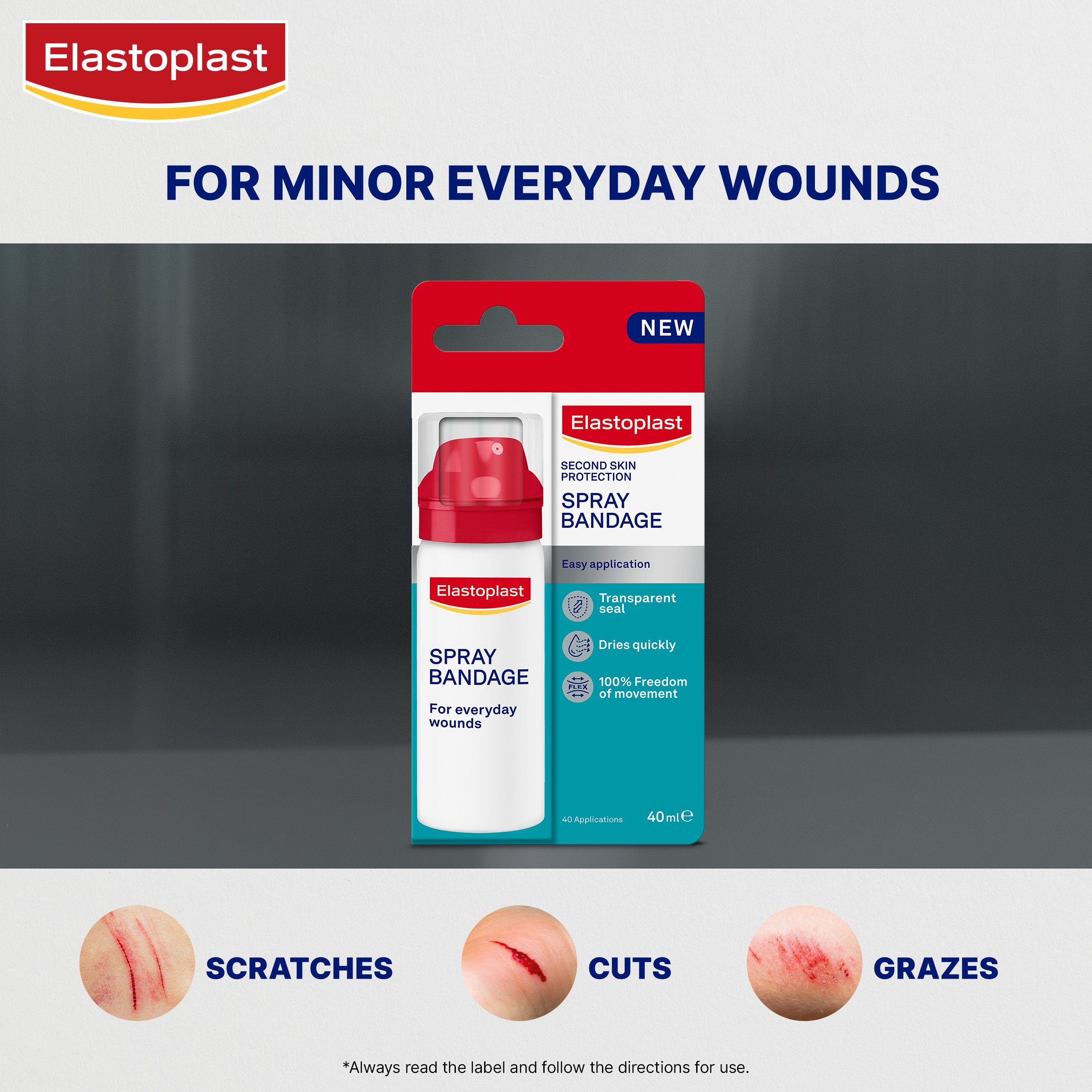 Elastoplast Spray Bandage 40ml - Image 4