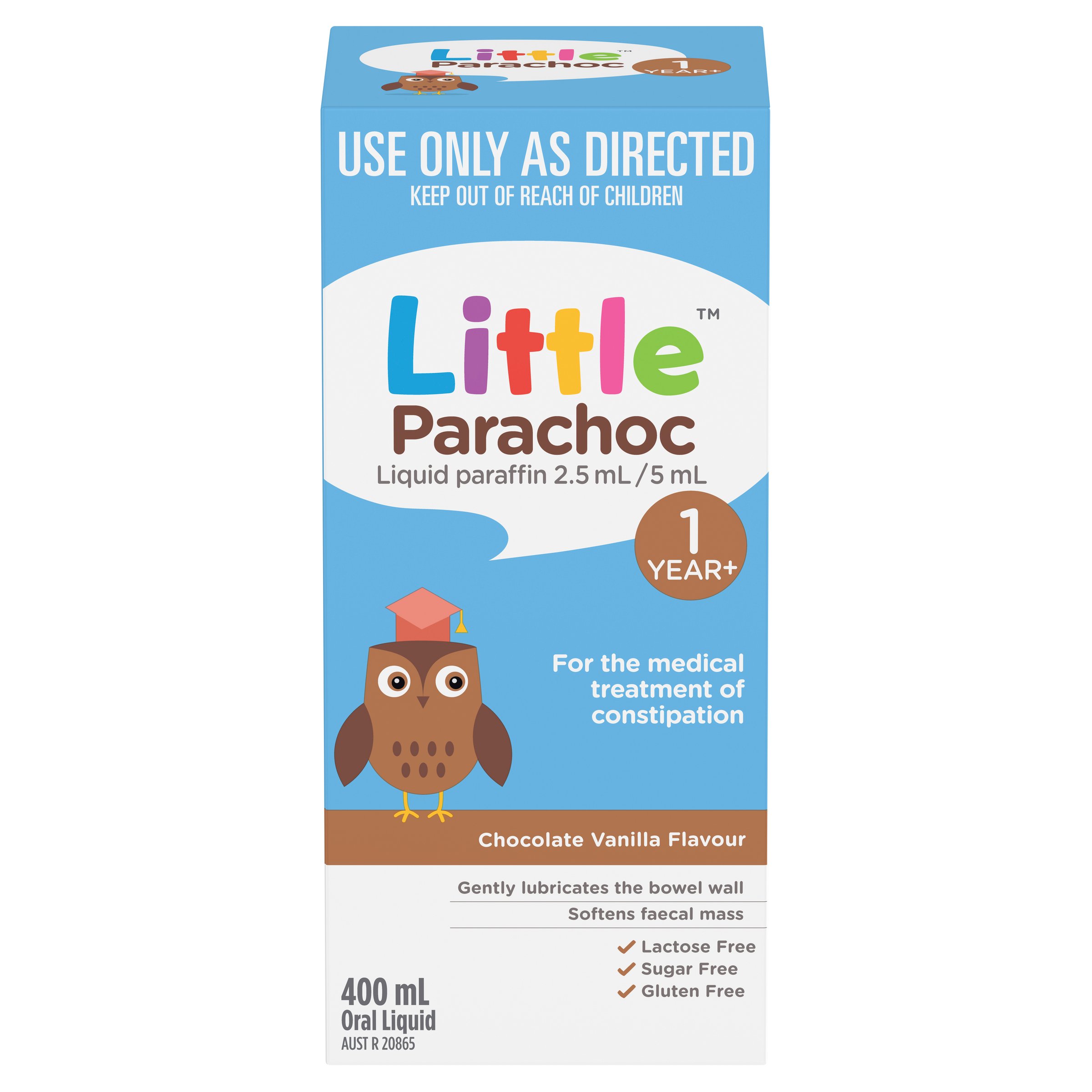 Parachoc Children Emulsion Oral Liquid Chocolate Vanilla Flavoured 400ml - Image 1