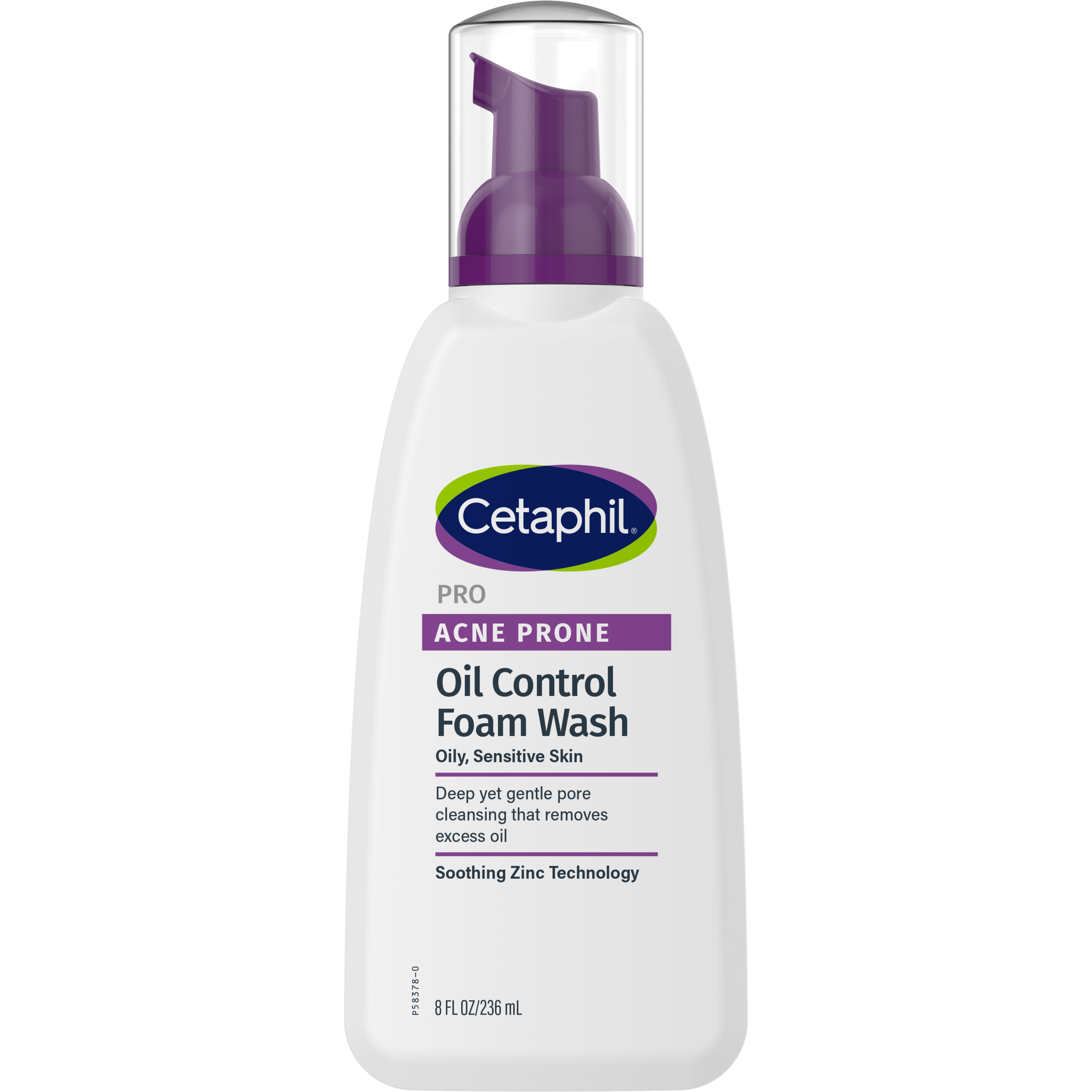 Cetaphil Derma Control Oil-Control Foam Wash 236ml - Image 1
