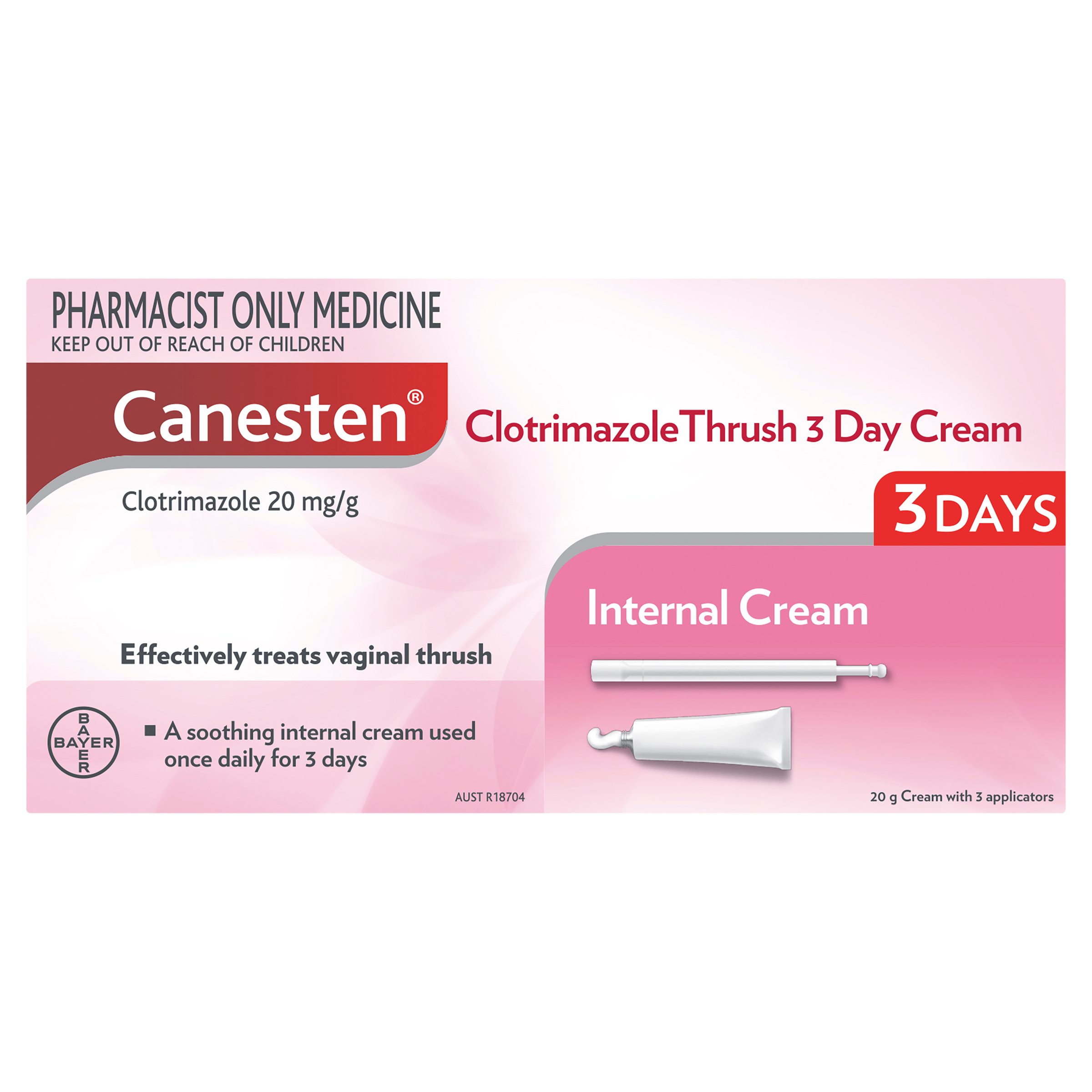 Canesten Vaginal 3 Day Cream 2% - 20g - Image 5