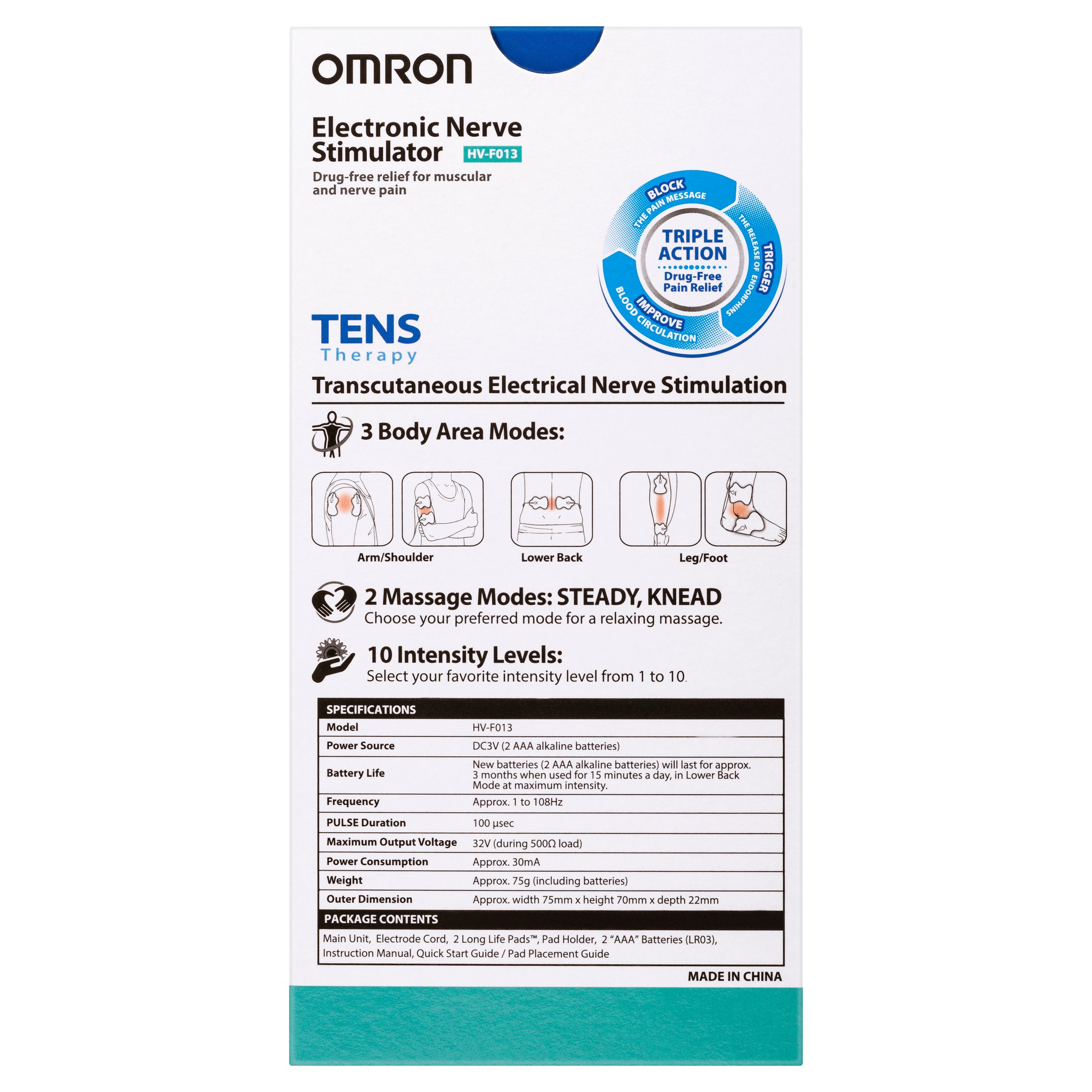 Omron Tens Therapy Device HVF013 - 1 each - Image 2