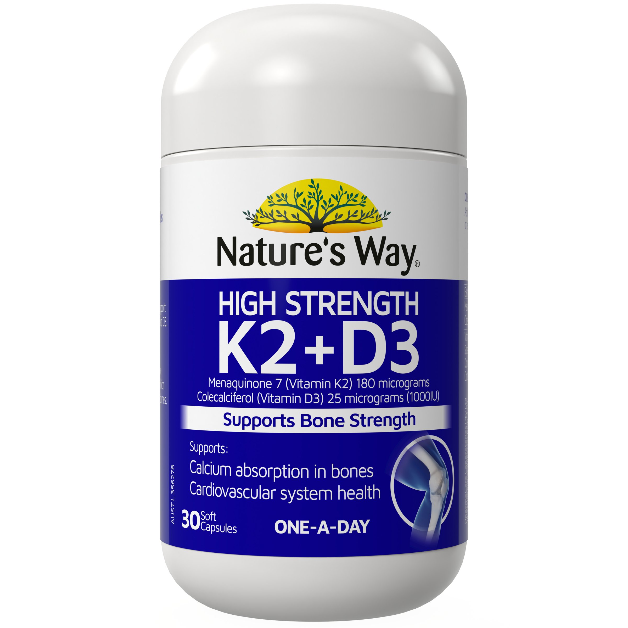 Nature's Way K2 + D3 - 30 capsules - Image 1